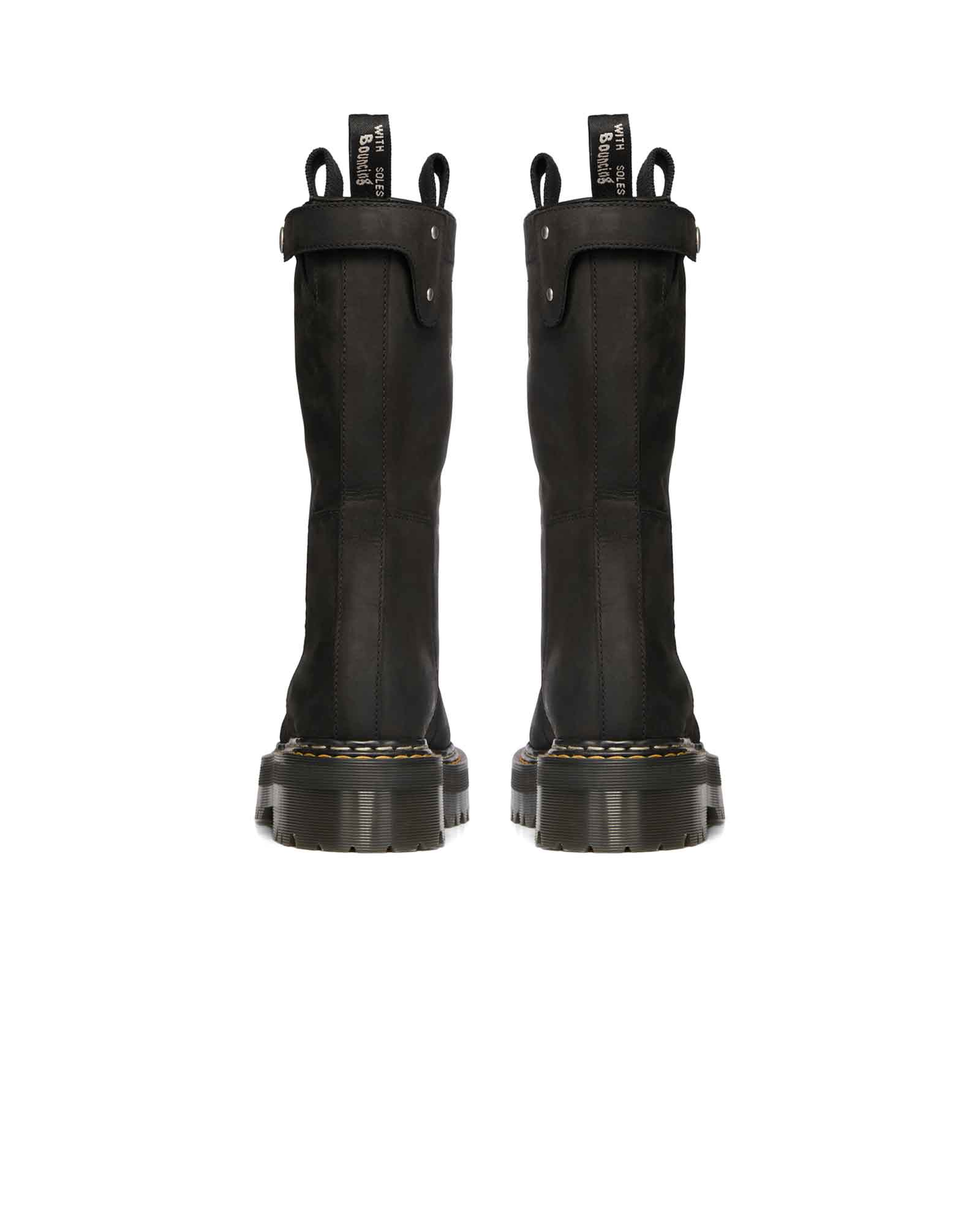 RICK OWENS・rick owens -  QUAD SOLE PULL ON BOOT / BLACK