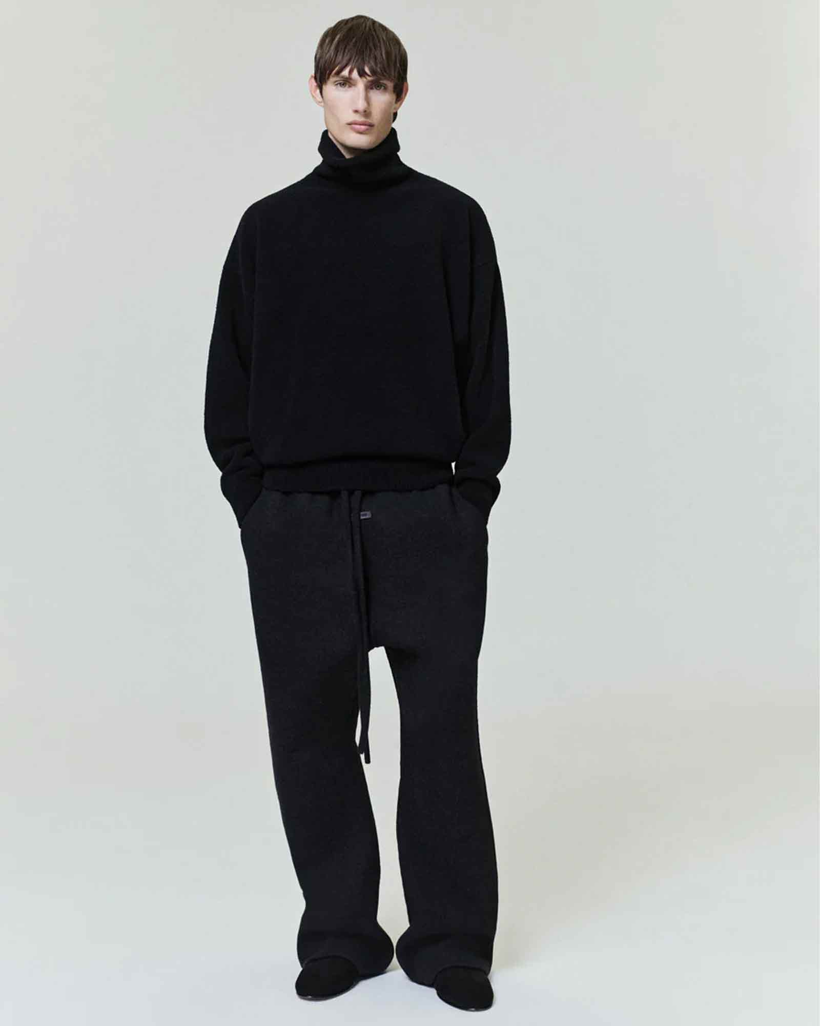 FEAR OF GOD・フィア オブ ゴット - ニット・セーター HIGHNECK SWEATER / BLACK