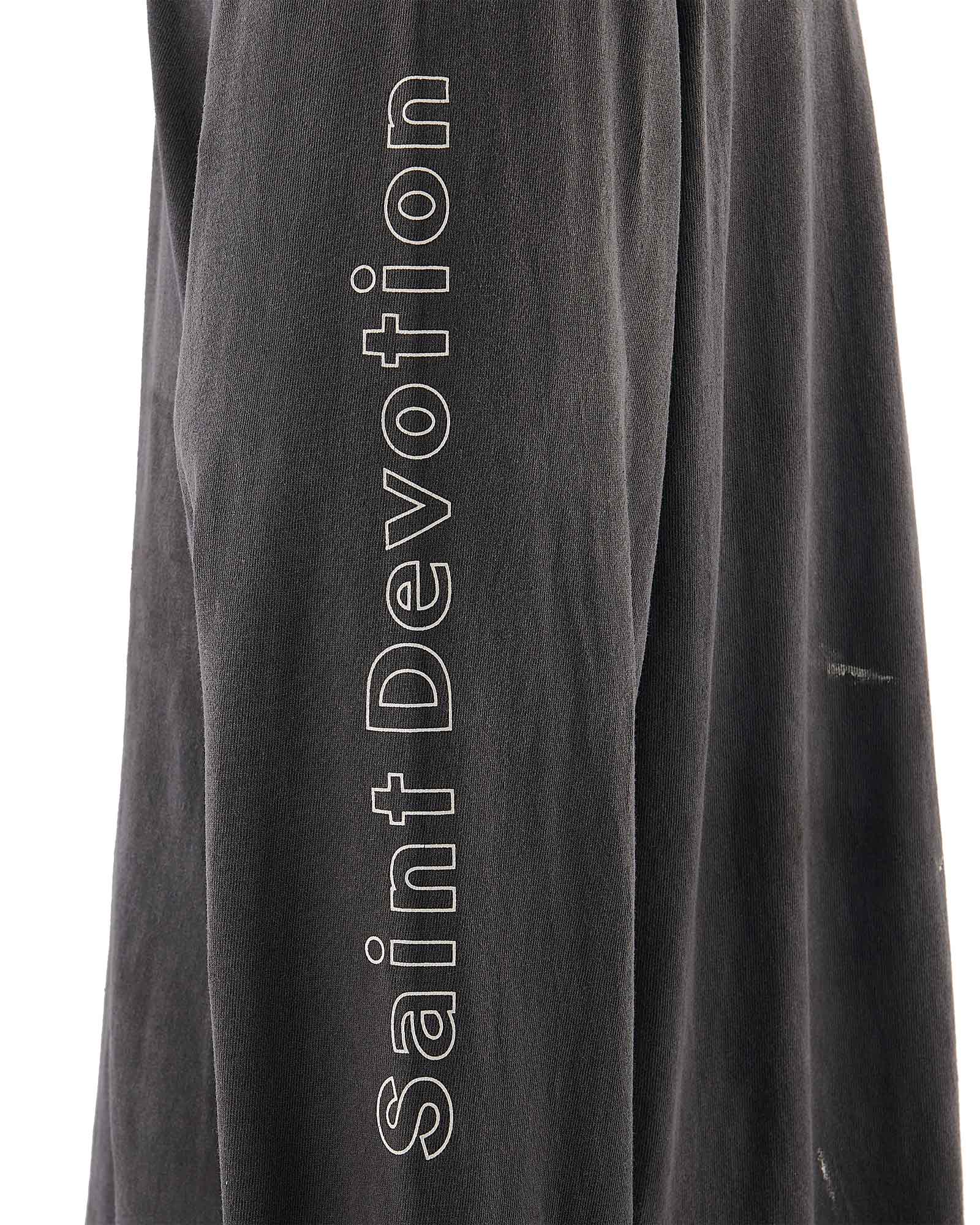 ©SAINT M××××××・圣迈克尔 -  LS T-SHIRT/SAINT DEVOTION / BLACK