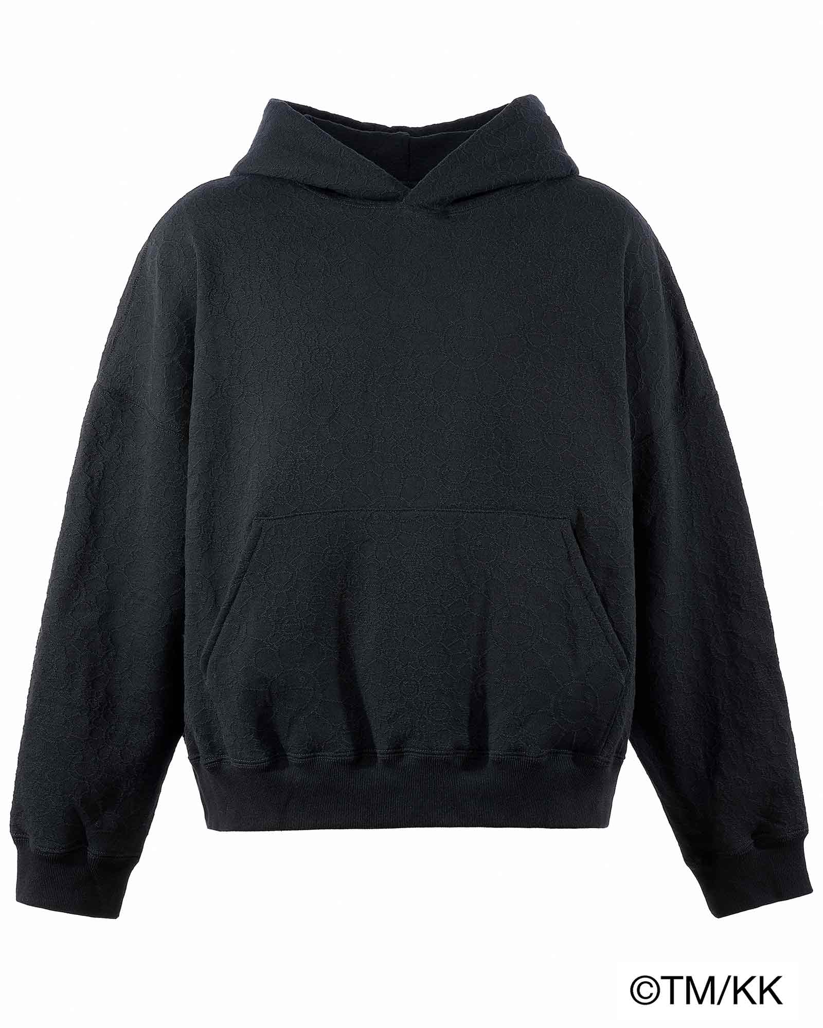 HOODIE/FLOWER / BLACK