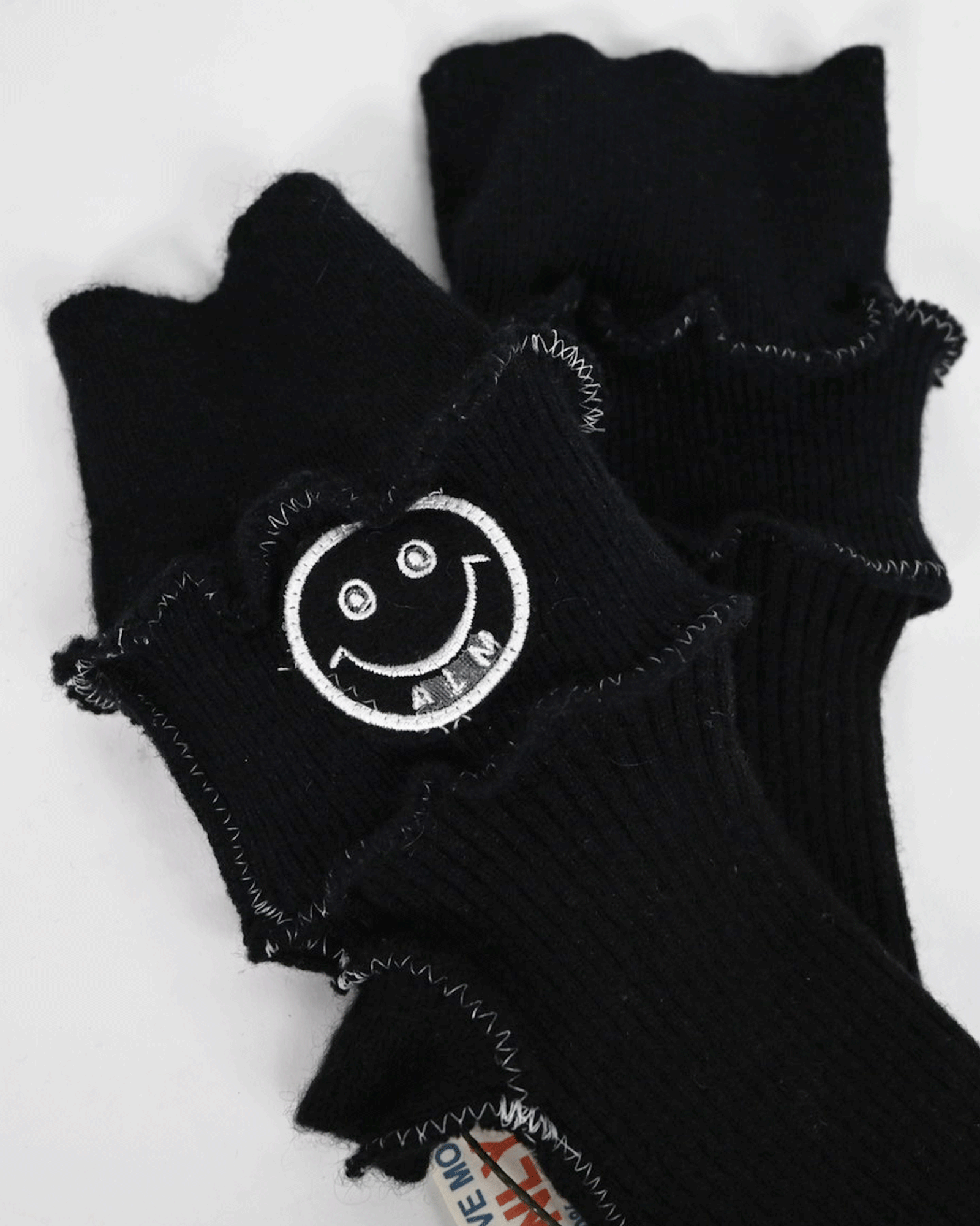 A LOVE MOVEMENT・ア・ラブ・ムーブメント - ファッション小物 CASHMERE GLOVES 12 / BLACK