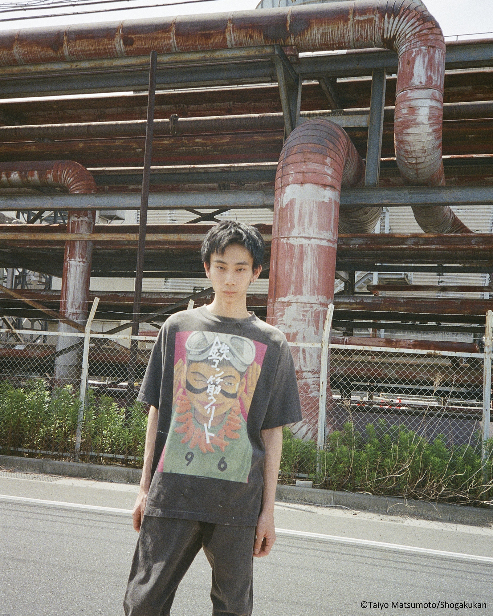 ©SAINT M××××××・セントマイケル - Tシャツ・カットソー 鉄コン筋クリート_SS T-SHIRT/KURO / BLACK
