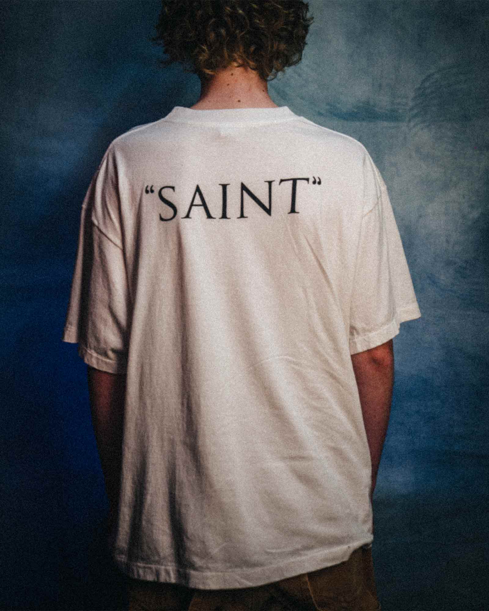 ©SAINT M××××××・saint michael -  CKY_SS T-SHIRT/SAINT / WHITE