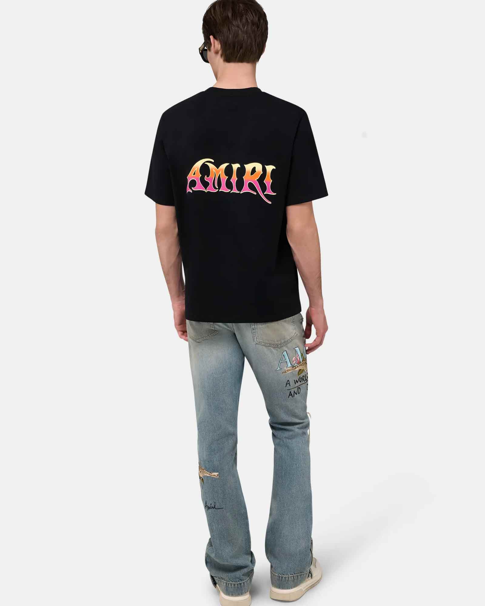 AMIRI・アミリ - デニムパンツ CHATEAU MX1 STRAIGHT FLARE / AGED INDIGO