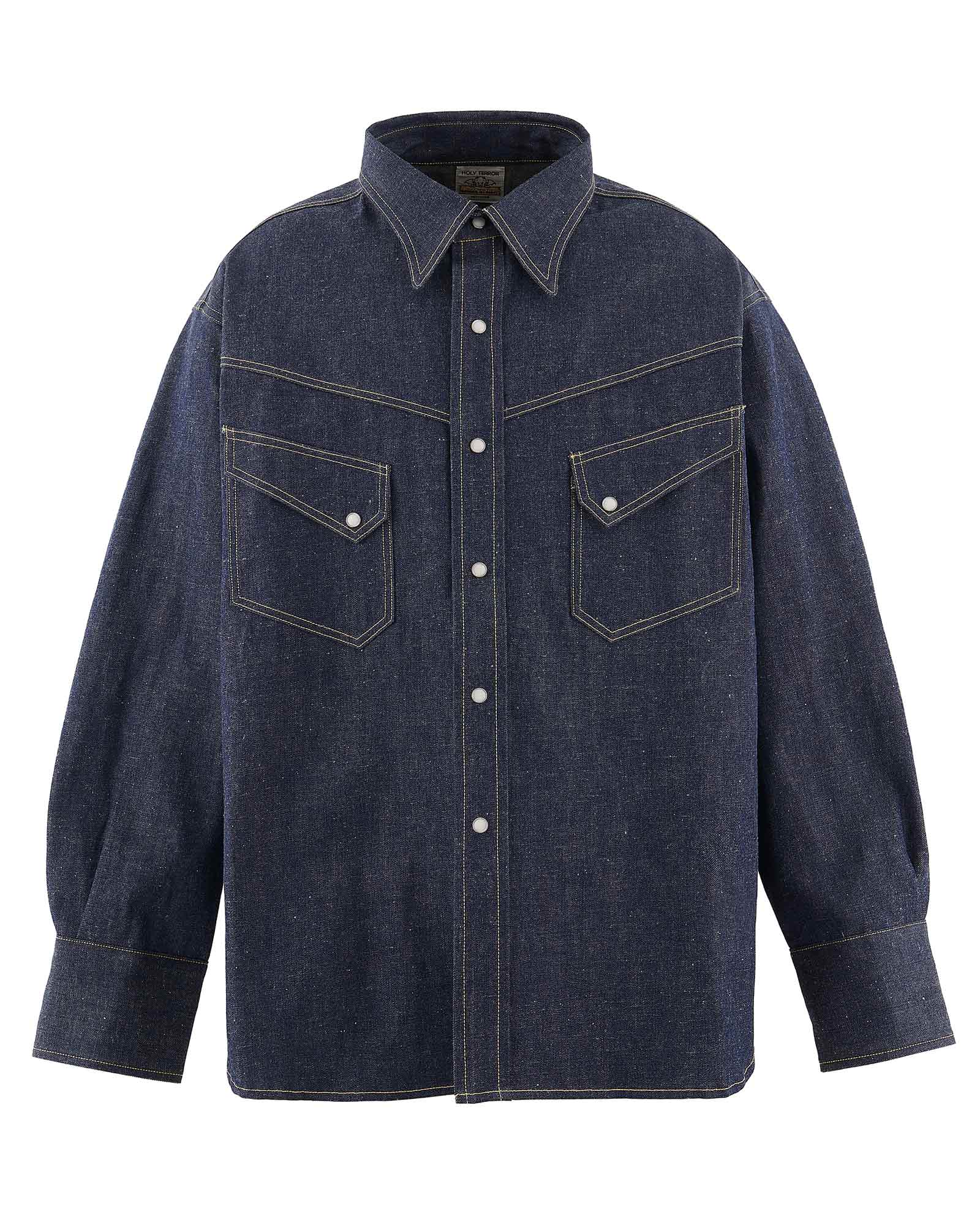 BBJ_DENIM SHIRT/REGID / BLUE
