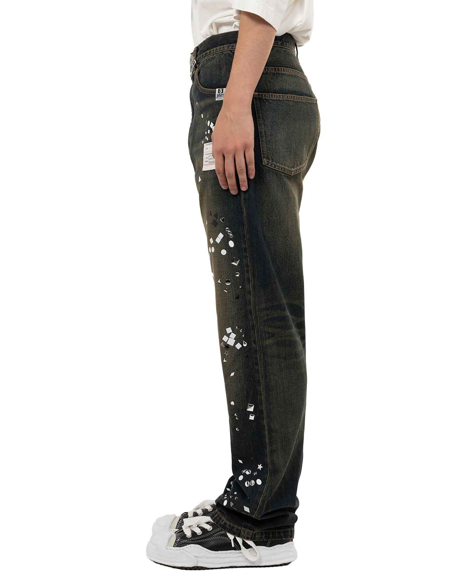 MIHARA YASUHIRO・Yasuhiro Mihara -  EMBELLISHED JEANS / INDIGO
