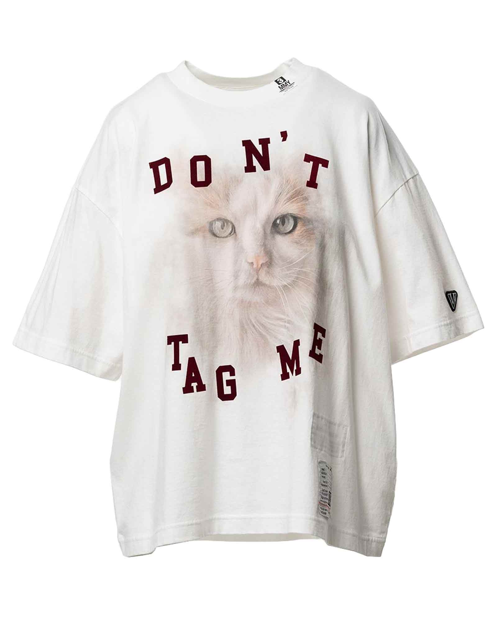 MIHARA YASUHIRO・Yasuhiro Mihara -  CAT PRINTED TEE / WHITE