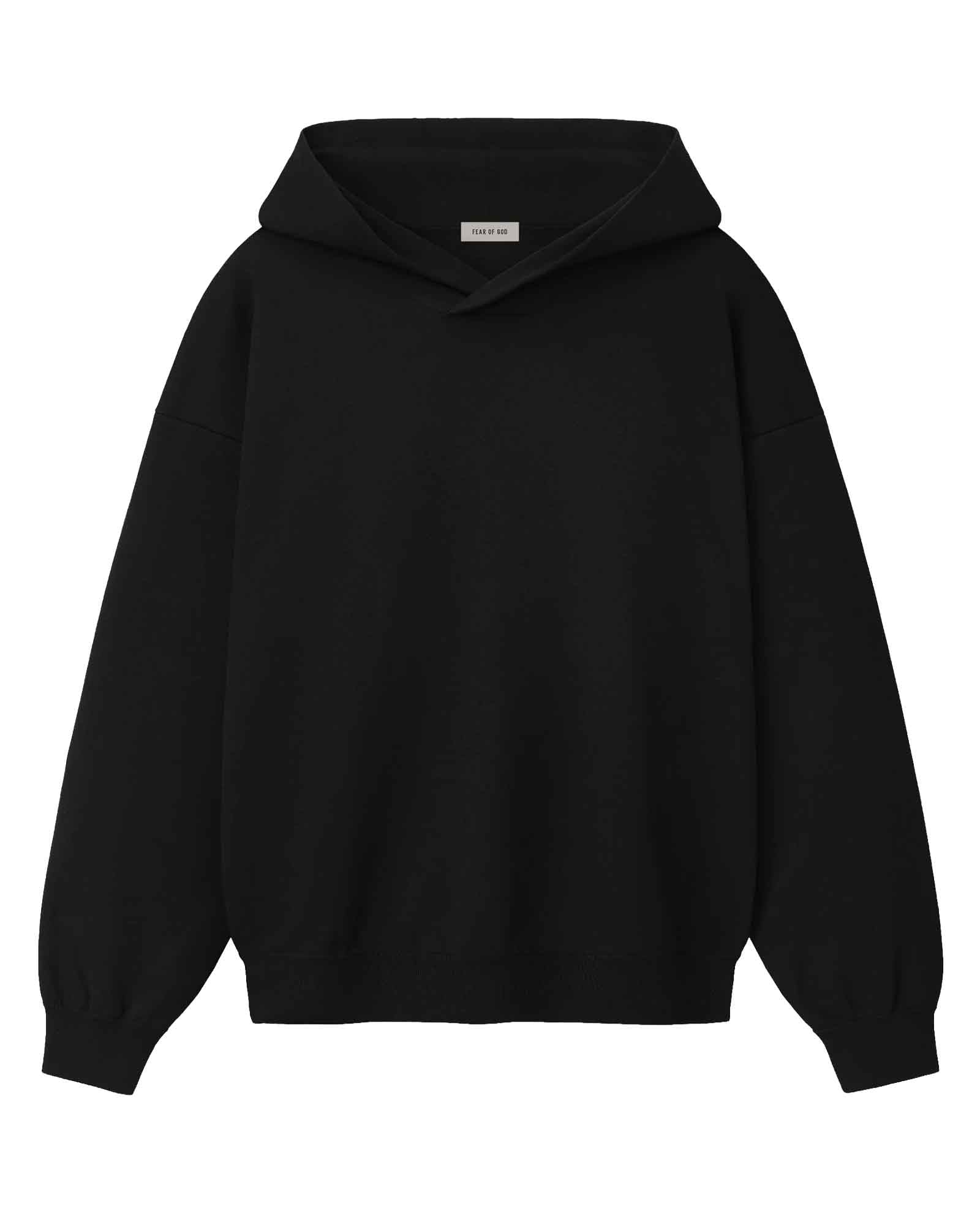 DOUBLE KNIT HOODIE / BLACK