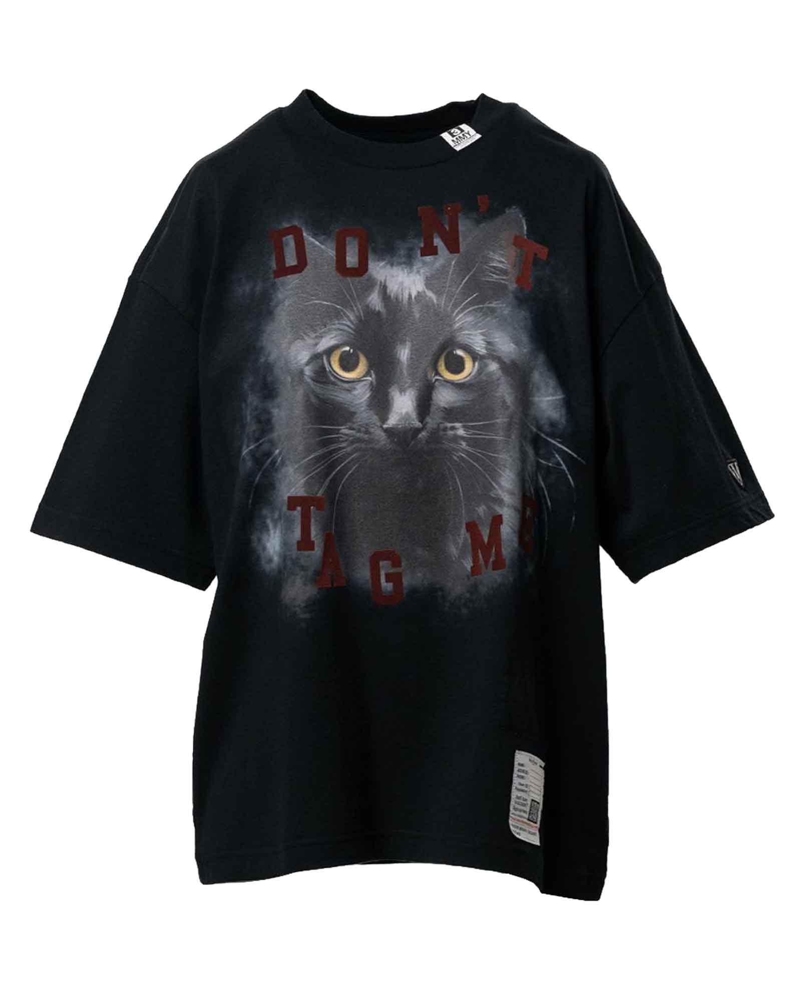 MIHARA YASUHIRO・Yasuhiro Mihara -  CAT PRINTED TEE / BLACK