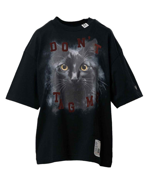 MIHARA YASUHIRO(ミハラヤスヒロ) CAT PRINTED TEE / BLACK | Detail