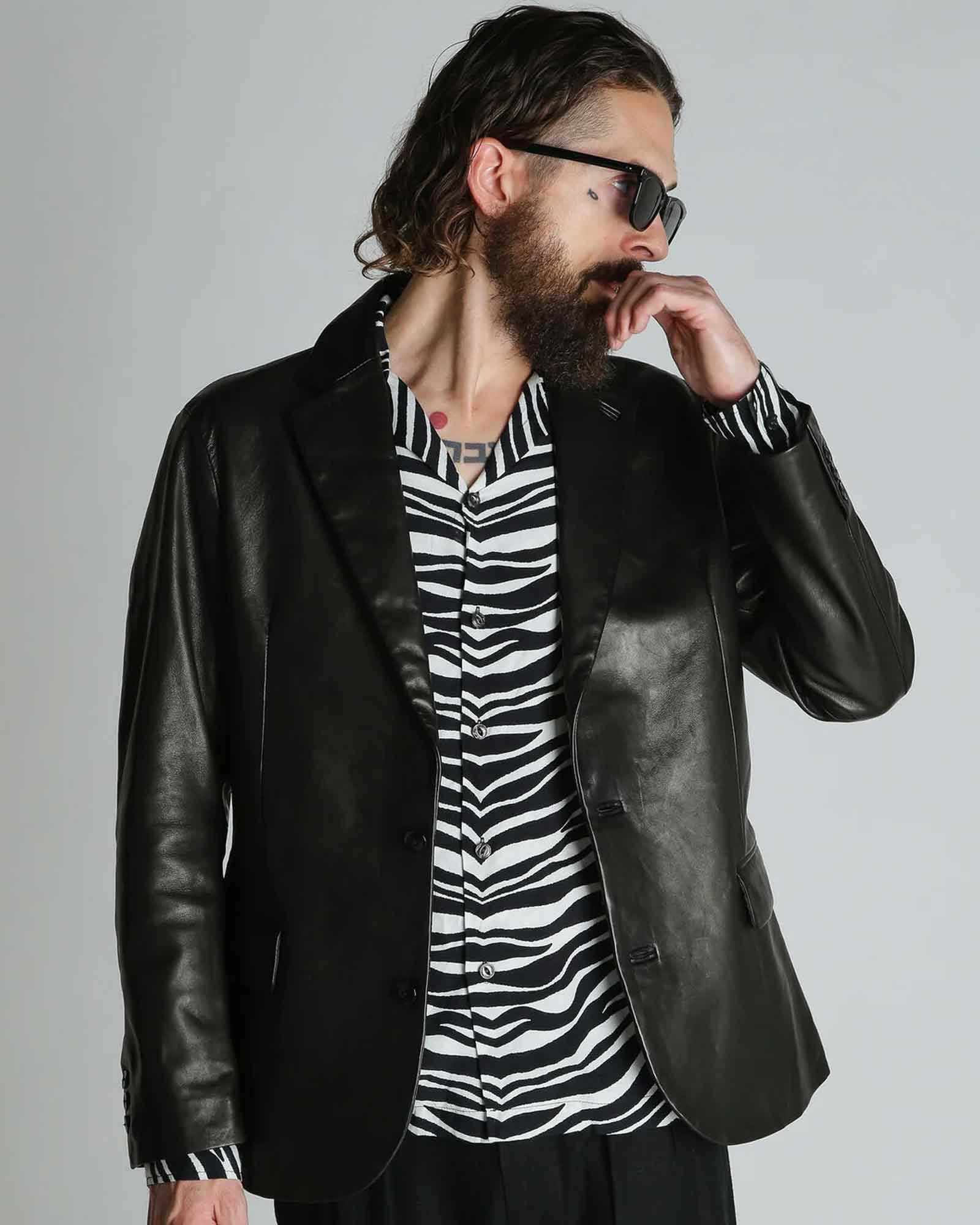 Schott・ショット -  LEATHER TAILORED JACKET / BLACK
