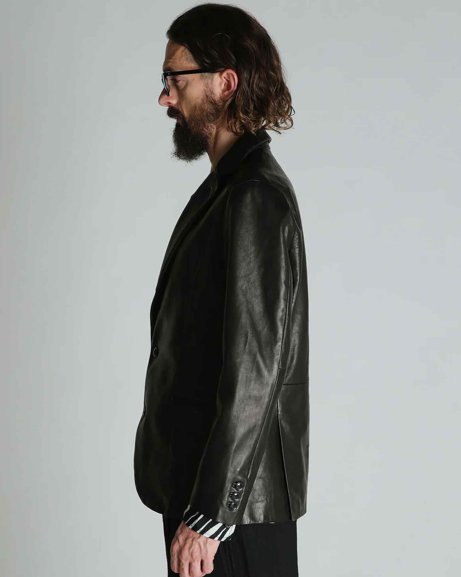 Schott・ショット -  LEATHER TAILORED JACKET / BLACK