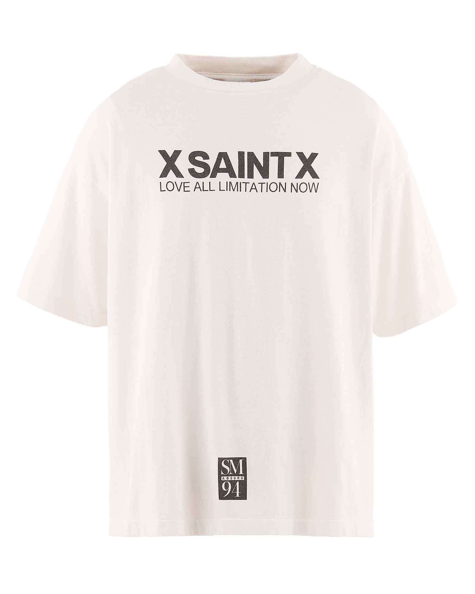 SS T-SHIRT/X SAINT X / WHITE