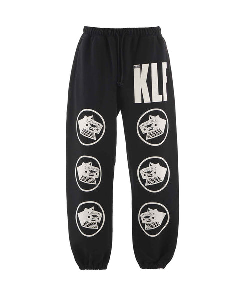 SAINT M×××××× (セントマイケル) AW25 KLF_SWEAT PANTS/KLF / BLACK