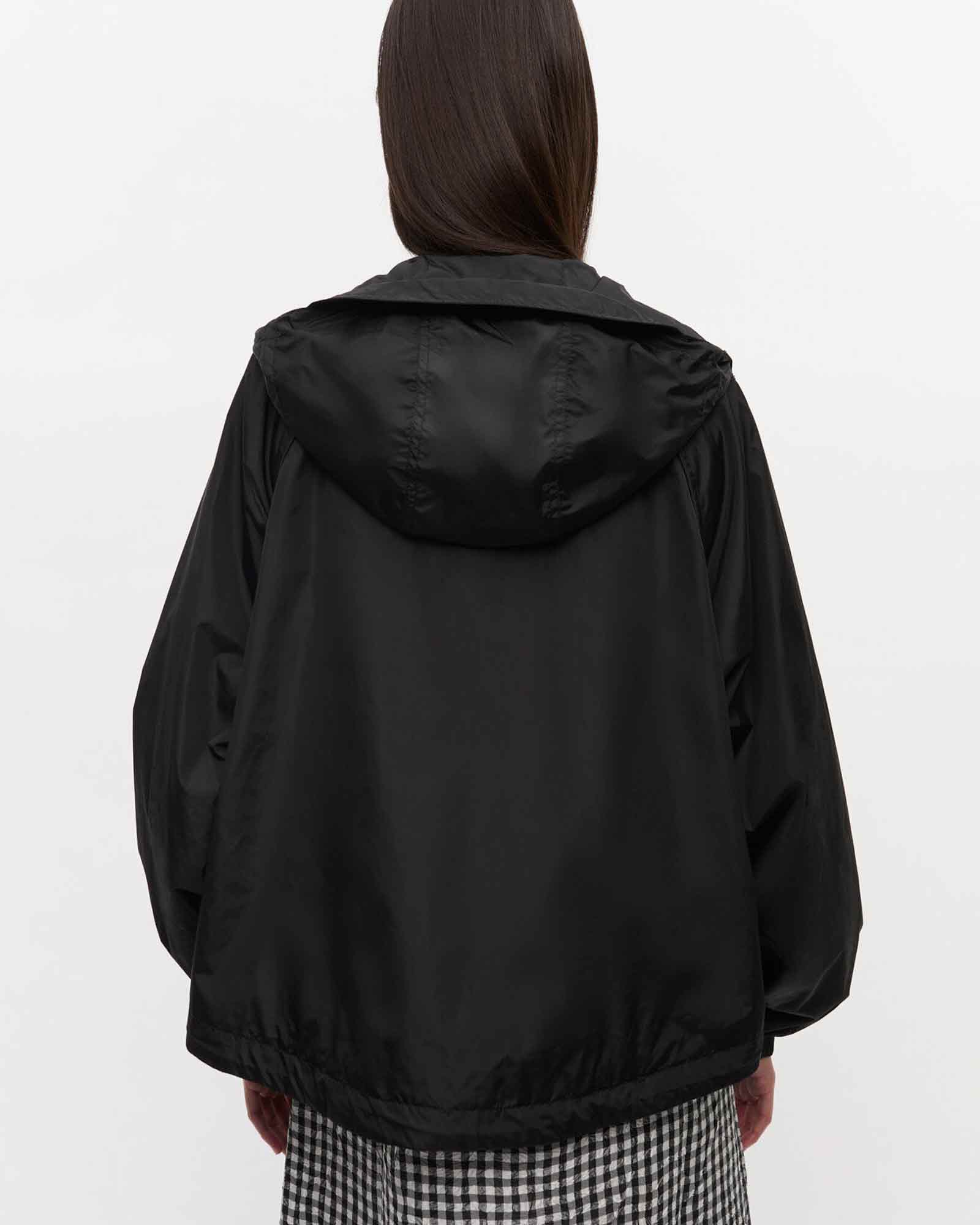 GANNI・Gunny -  FLYWEIGHT NYLON JACKET / BLACK