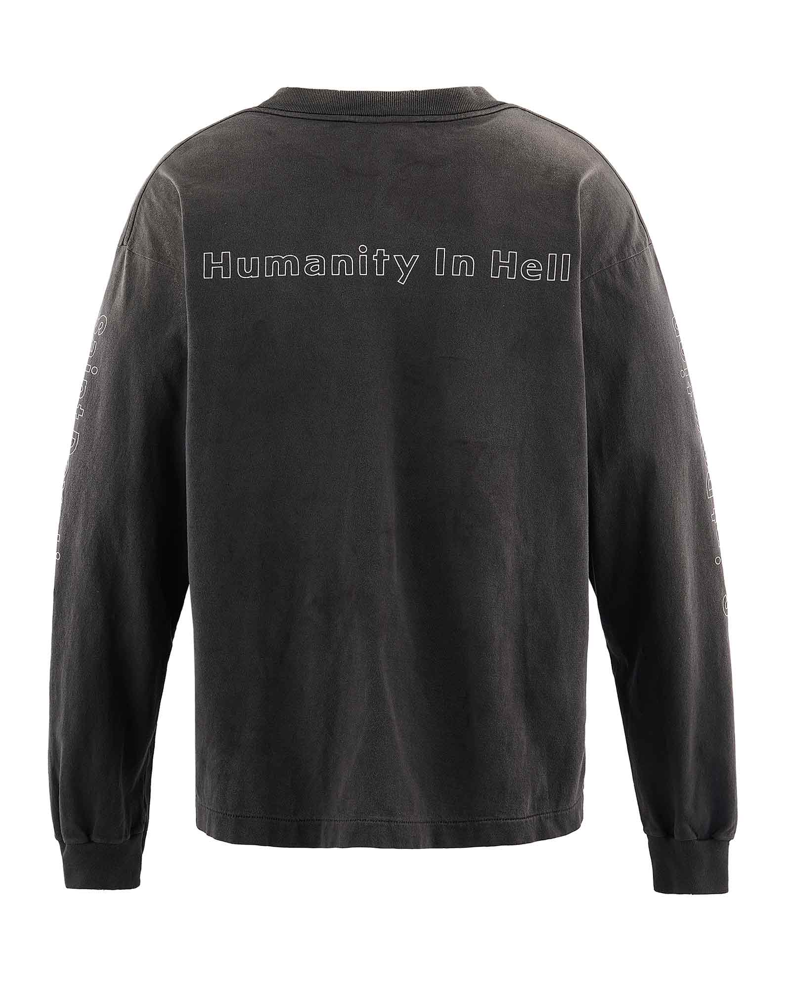 ©SAINT M××××××・圣迈克尔 -  LS T-SHIRT/SAINT DEVOTION / BLACK