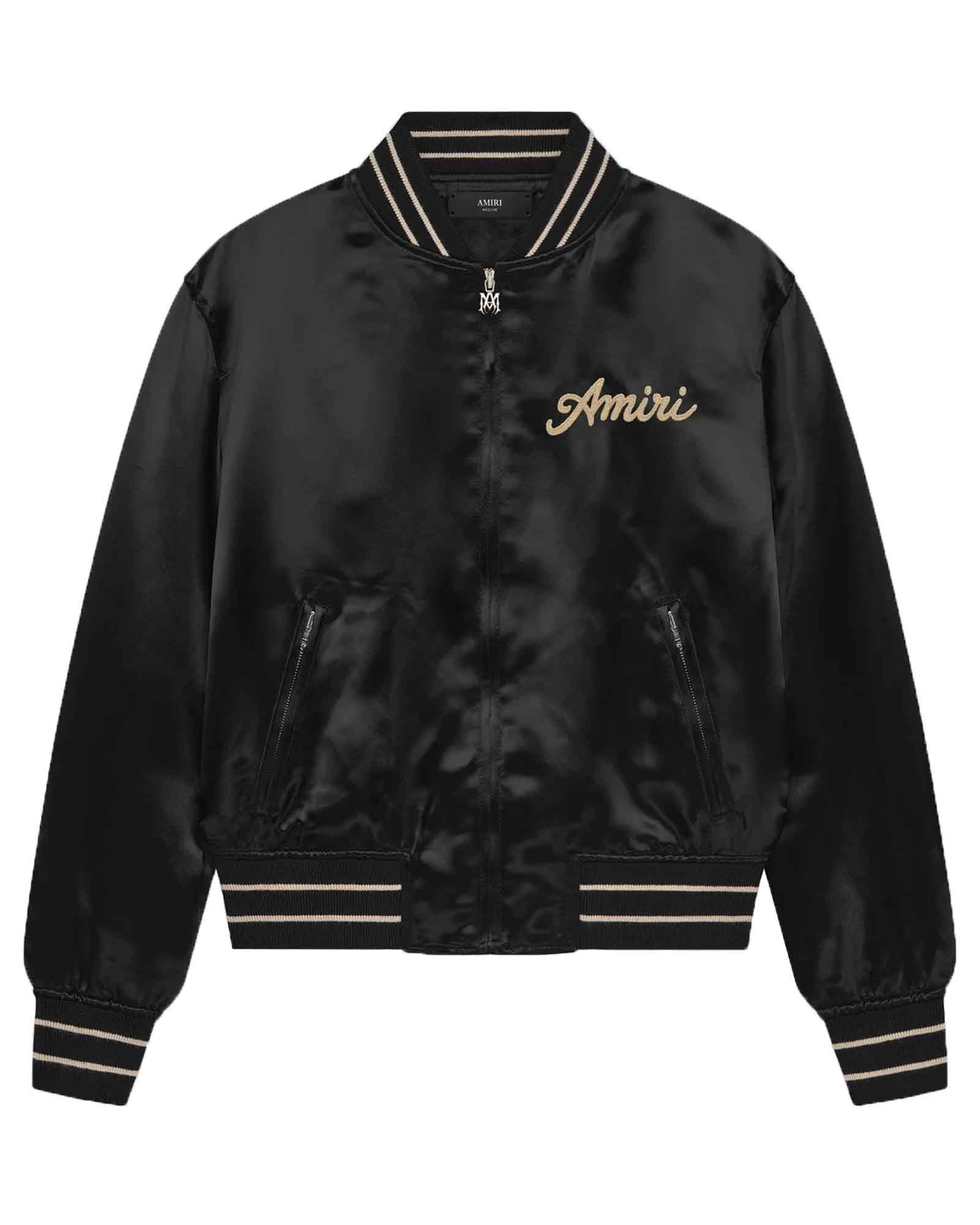 AMIRI・アミリ - ブルゾン CLUB AMIRI BOMBER JACKET / BLACK