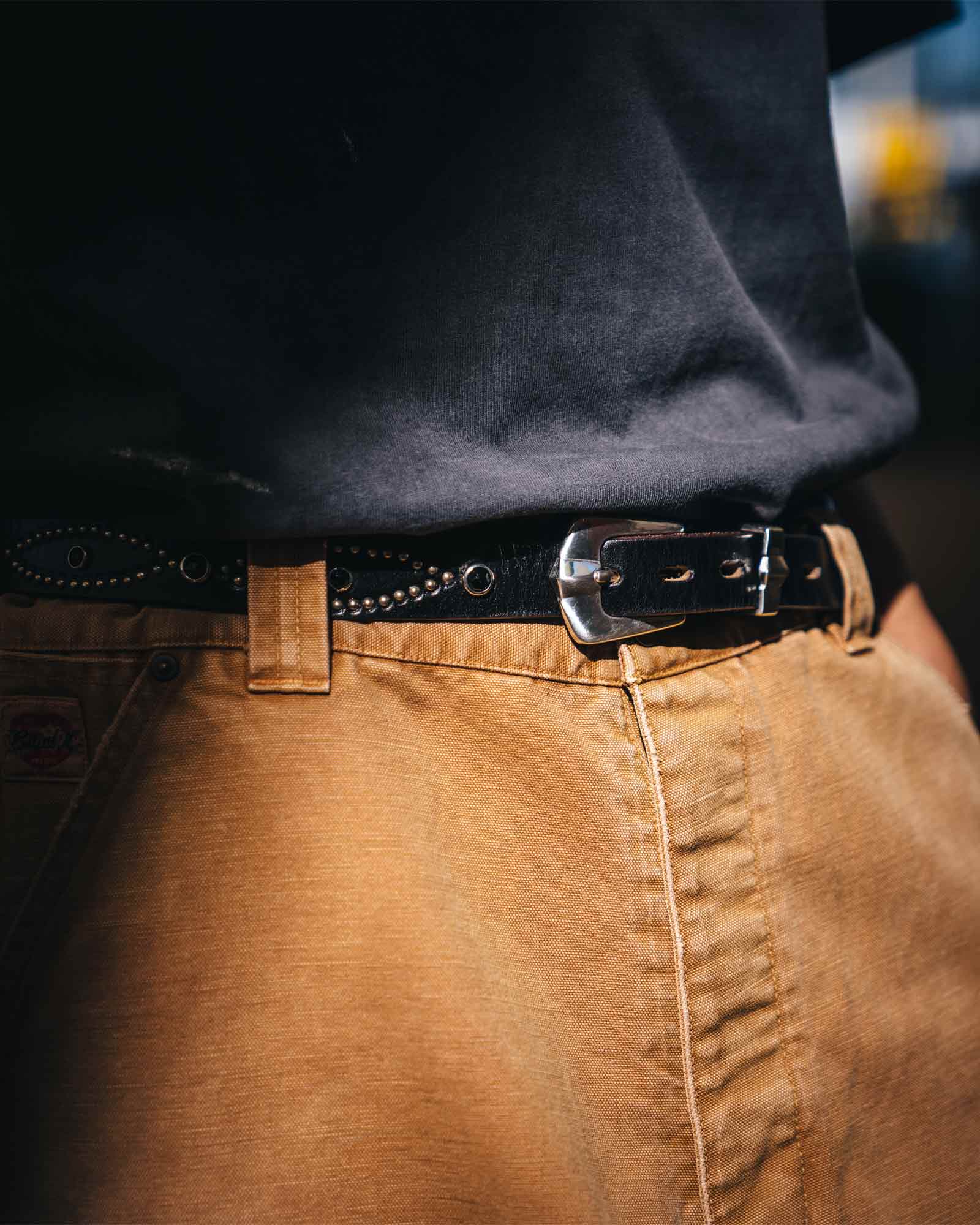 ©SAINT M××××××・セントマイケル - ベルト HTC_BELT NARROW / BLACK