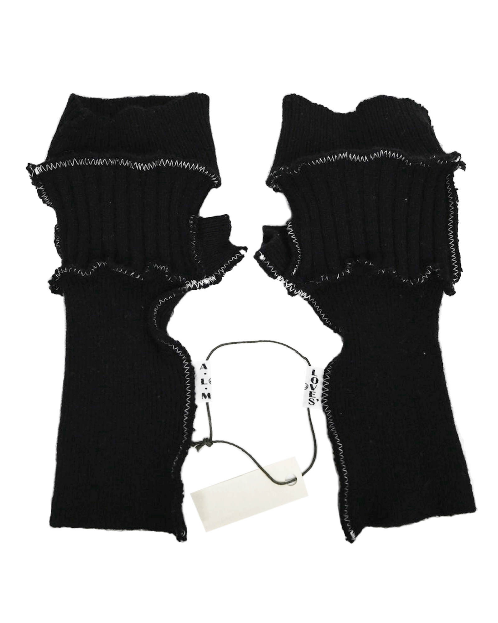 A LOVE MOVEMENT・ア・ラブ・ムーブメント - ファッション小物 CASHMERE GLOVES 13 / BLACK