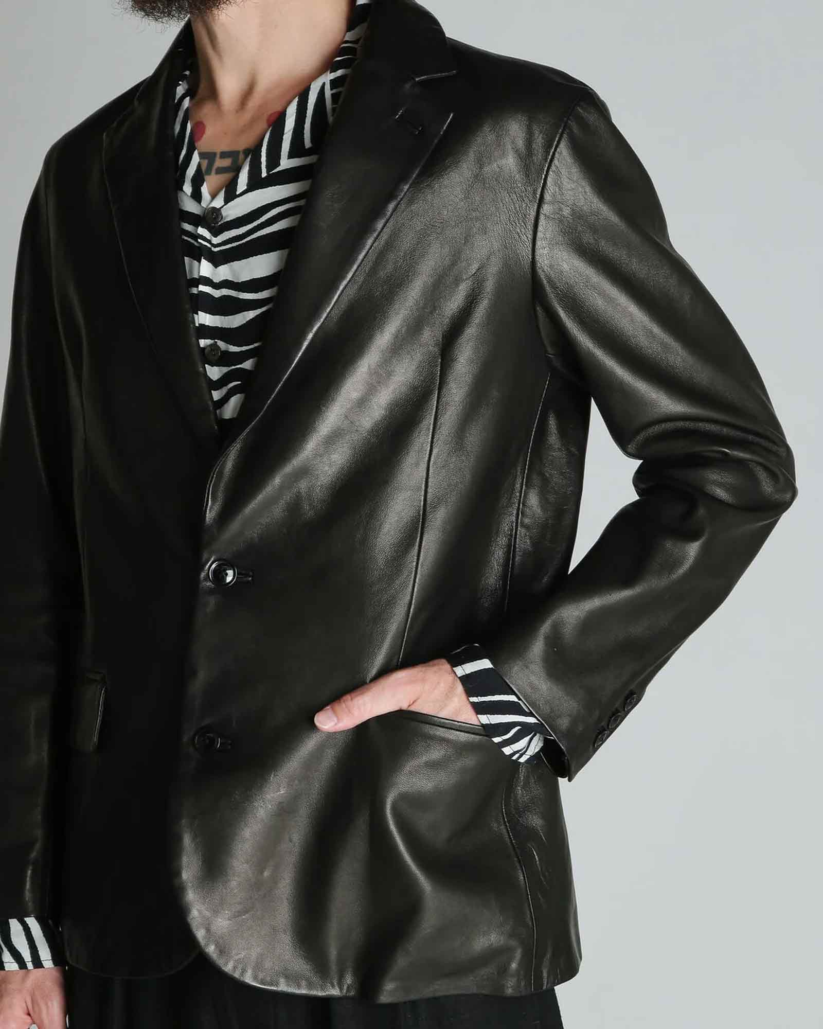 Schott・ショット -  LEATHER TAILORED JACKET / BLACK