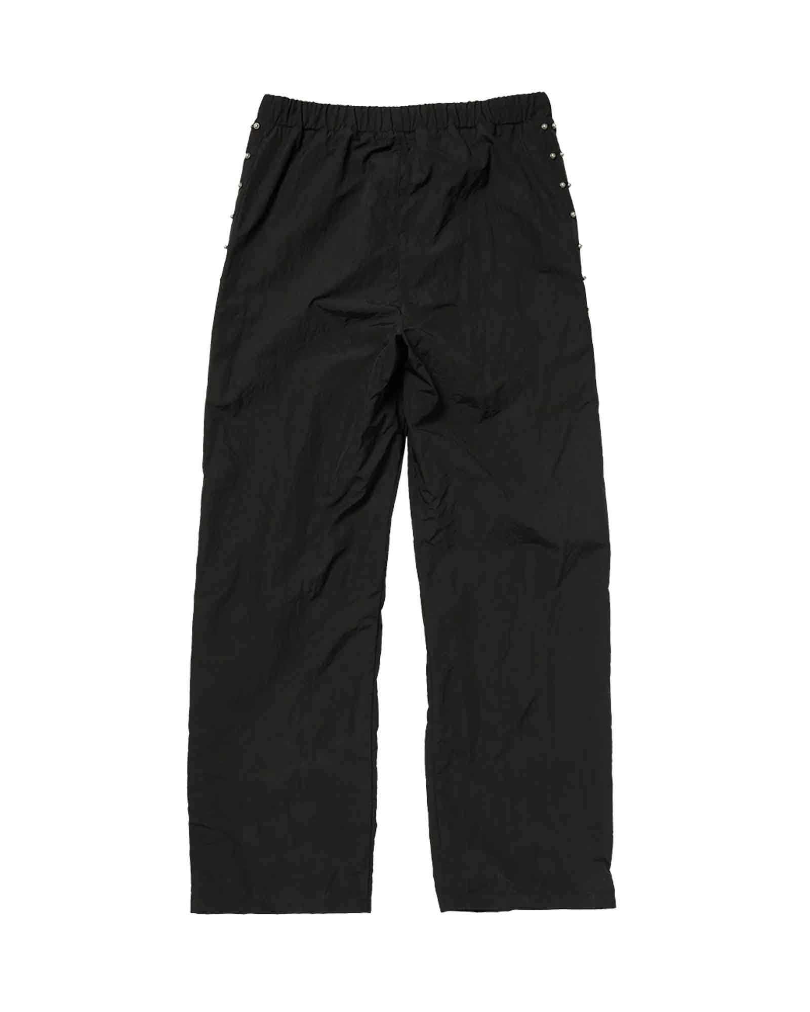 THUG CLUB・sag club -  TRIPLE LINE STUD TRACK PANTS / BLACK