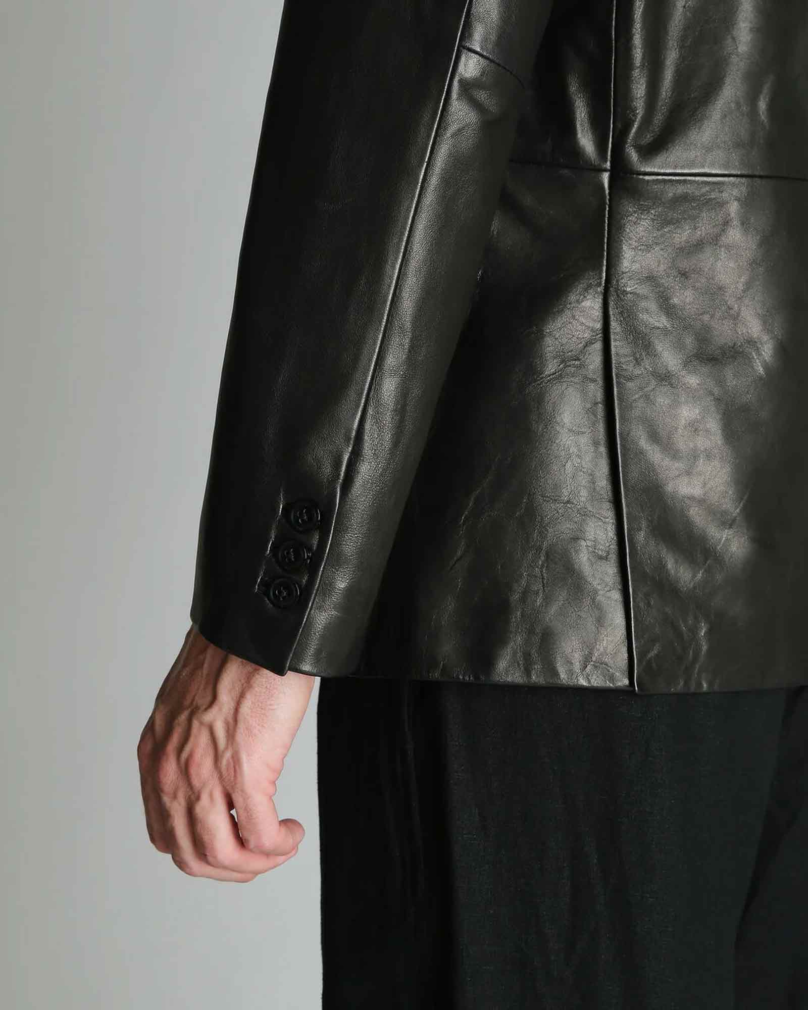 Schott・ショット -  LEATHER TAILORED JACKET / BLACK