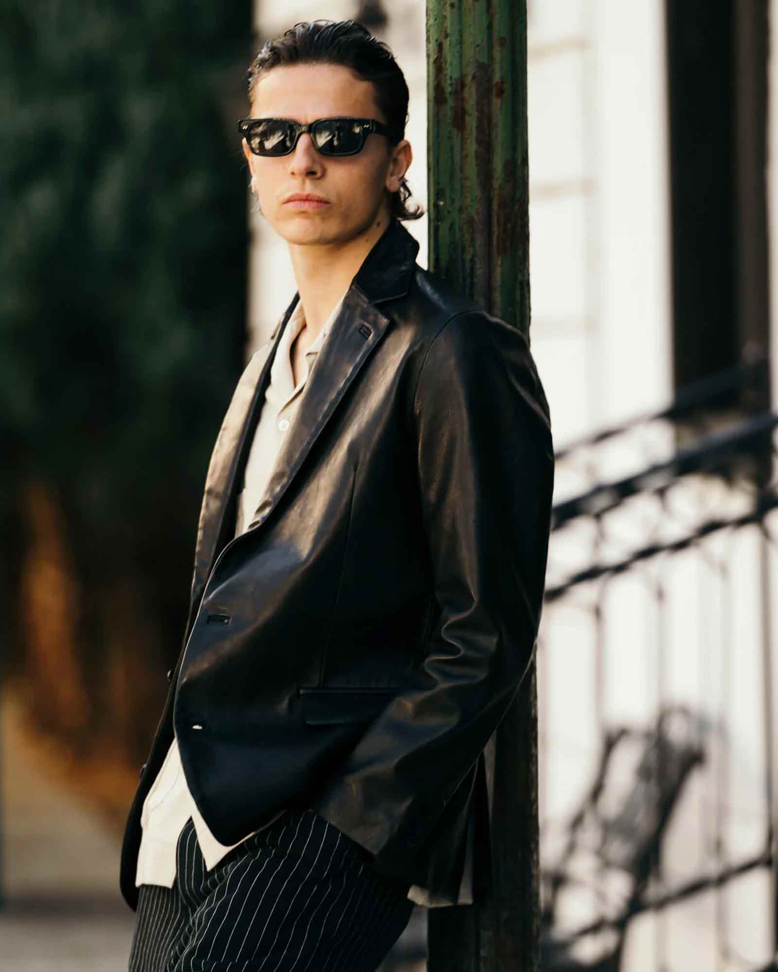 Schott・ショット -  LEATHER TAILORED JACKET / BLACK