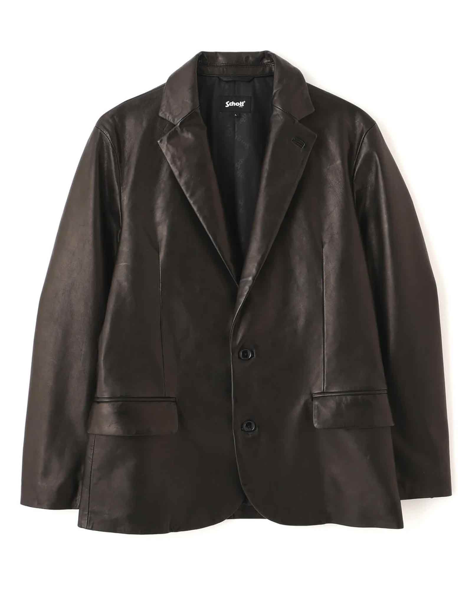 Schott・ショット -  LEATHER TAILORED JACKET / BLACK