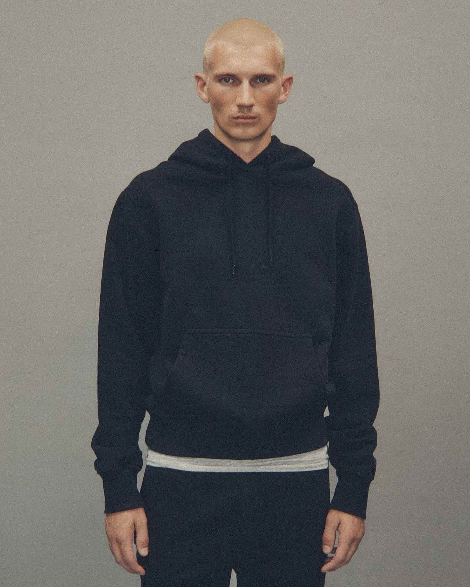 Entire studios (エンタイアスタジオ) SS26 STANDARD HOOD / BLACK