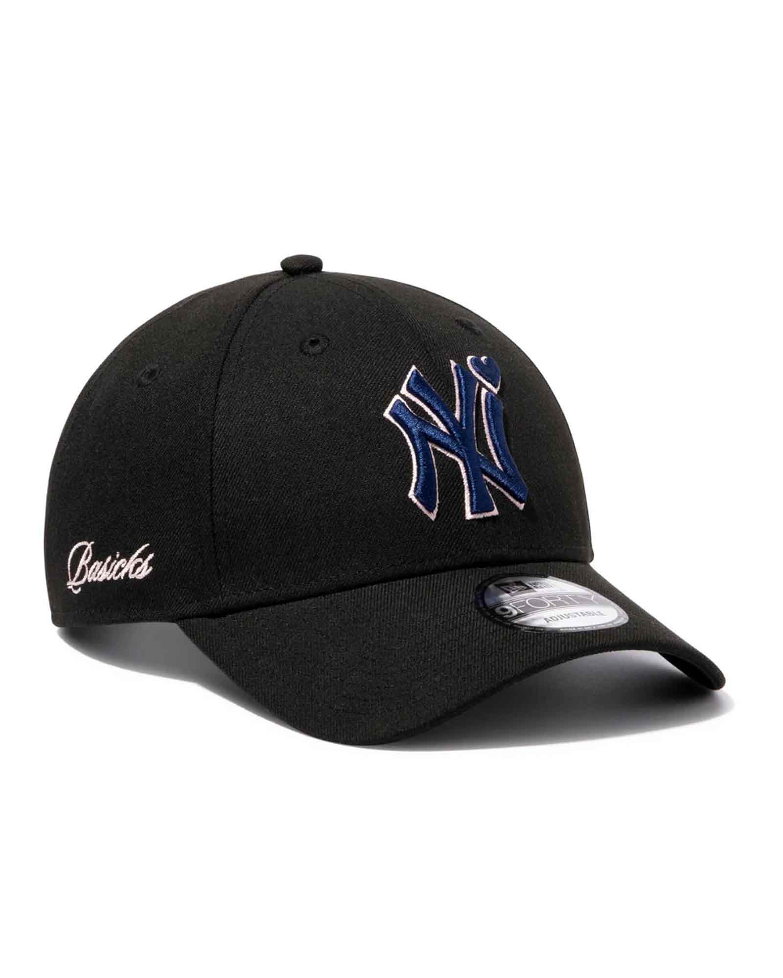 BASICKS・ベイシックス - キャップ 9FORTY TM NEW YORK YANKEES CAP / BLACK×NAVY×PINK
