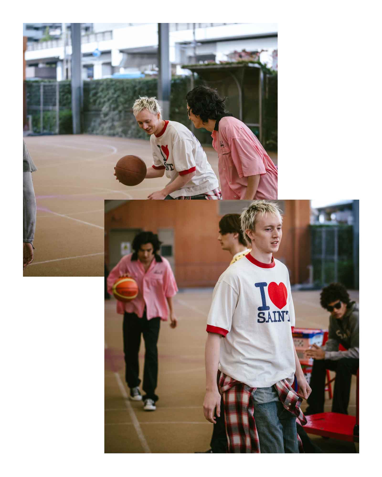 ©SAINT M××××××・セントマイケル - Tシャツ・カットソー SS T-SHIRT/I LOVE SAINT / WHITE