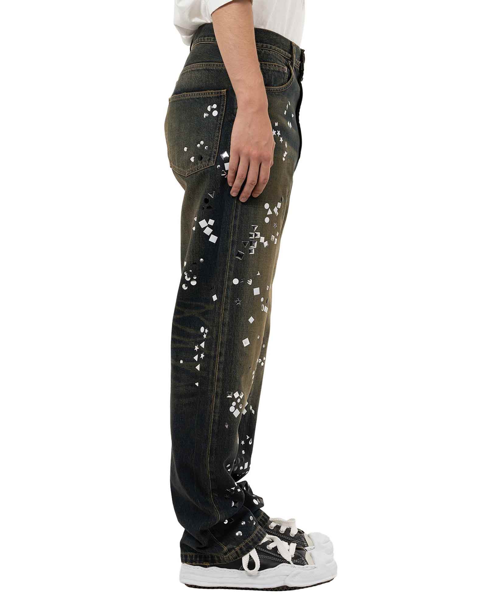 MIHARA YASUHIRO・Yasuhiro Mihara -  EMBELLISHED JEANS / INDIGO