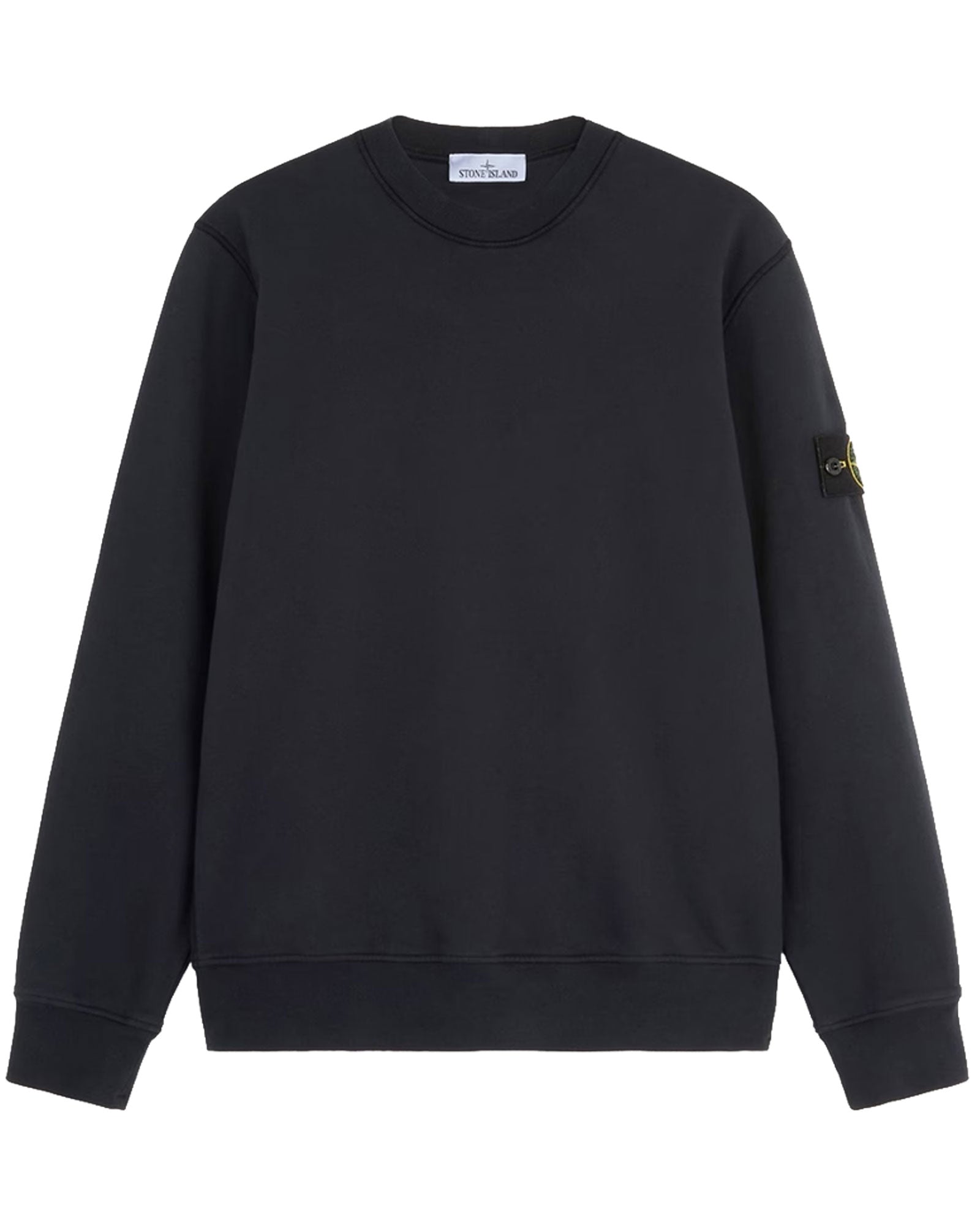 STONE ISLAND・ストーンアイランド - スウェット ORGANIC COTTON FLEECE SWEAT SHIRT 6100060  / BLACK