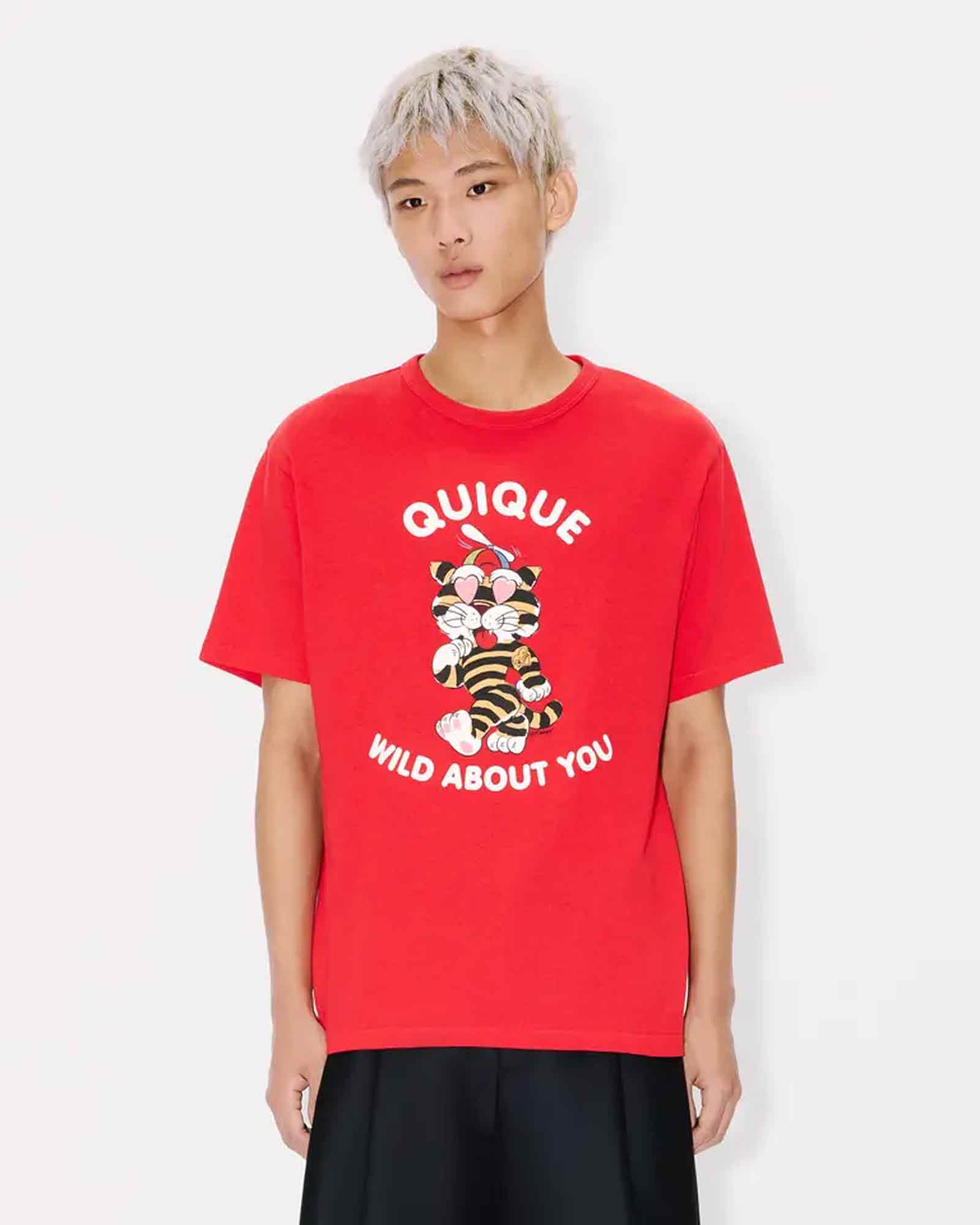 KENZO・Kenzo -  KENZO CARTOON CLASSIC T-SHIRT / CHERRY