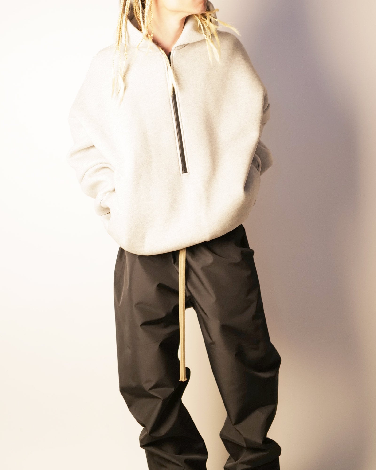 FEAR OF GOD・Fear Of got -  ATHLETIC HALFZIP HOODIE / GREY