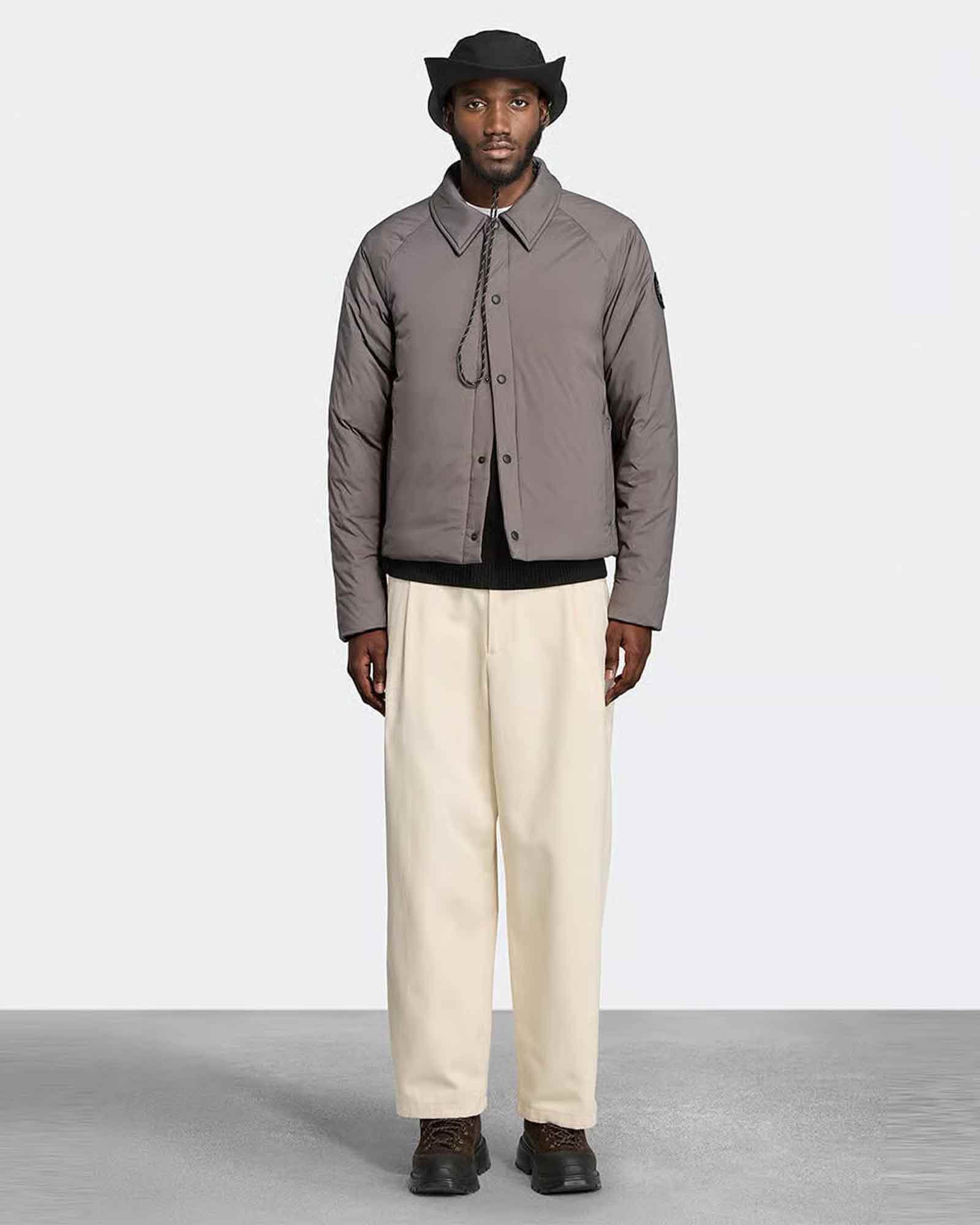 CANADA GOOSE・カナダグース - ジャケット LODGE COACH JACKET BLACK LABEL / COASTAL GREY