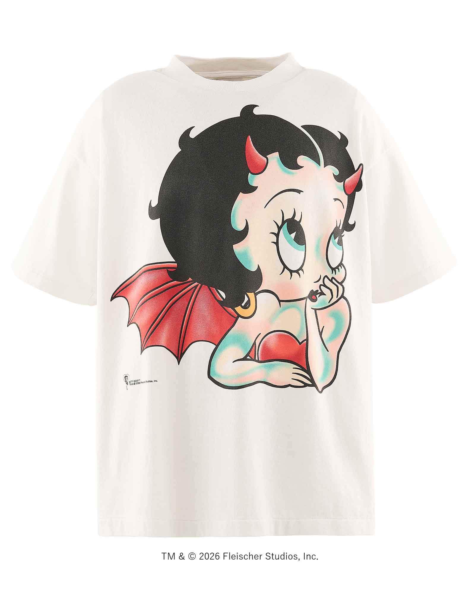 BTY_SS T-SHIRT/DEVIL / WHITE