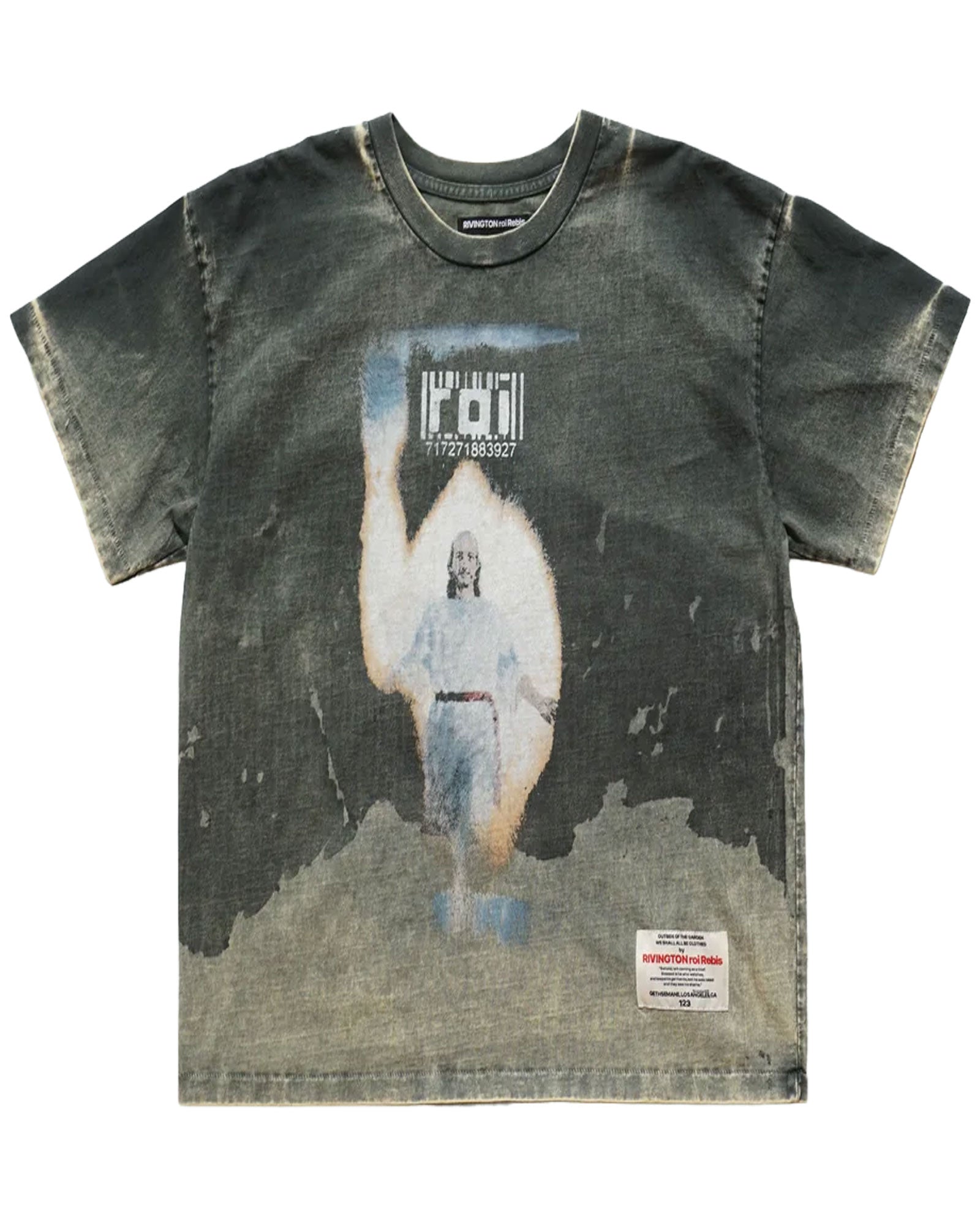 RRR123・リヴィントン ロイ レビス - Tシャツ・カットソー SKU'D APPARITION TYLER TEE / BLACK