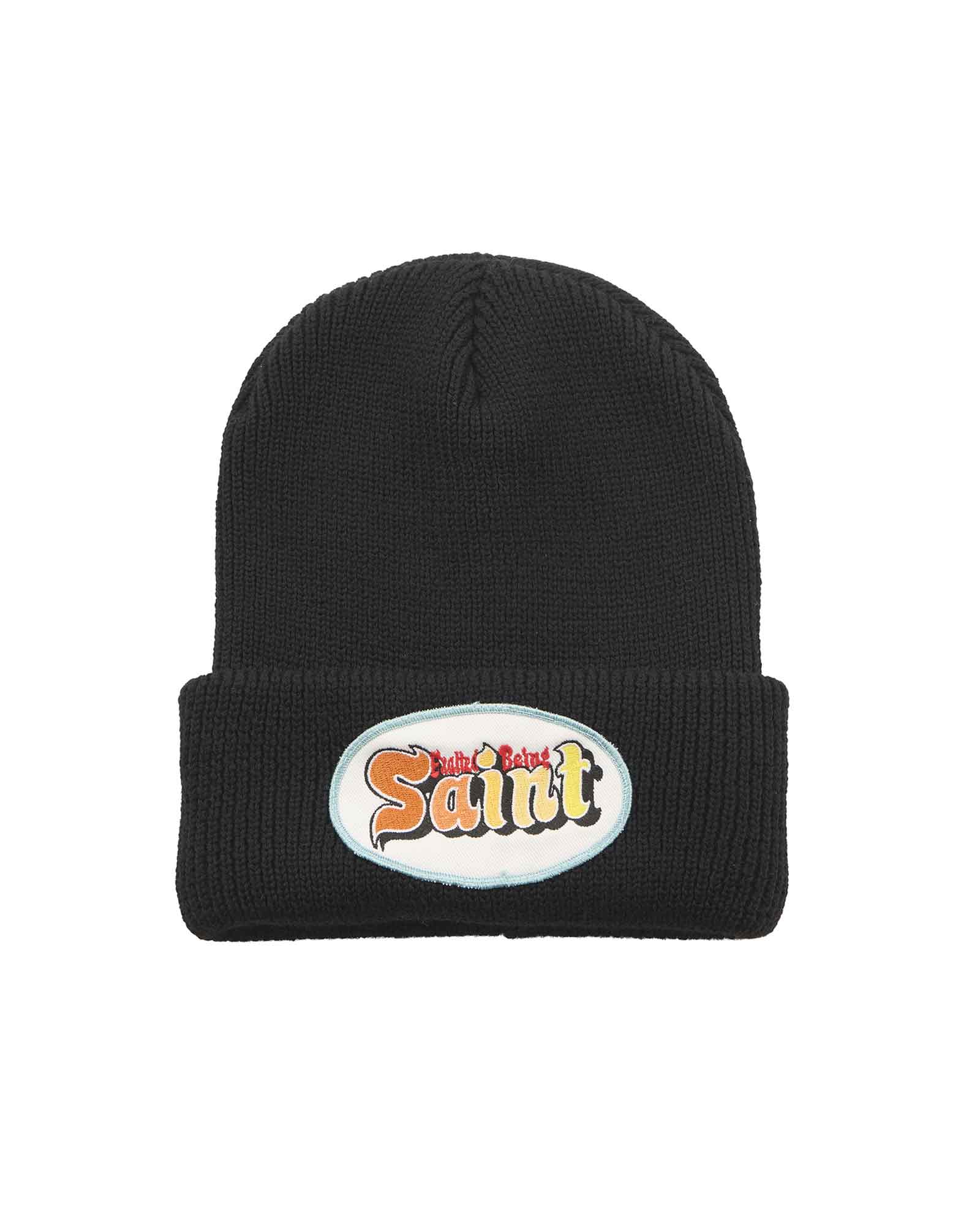 KNIT CAP/SAINT / BLACK