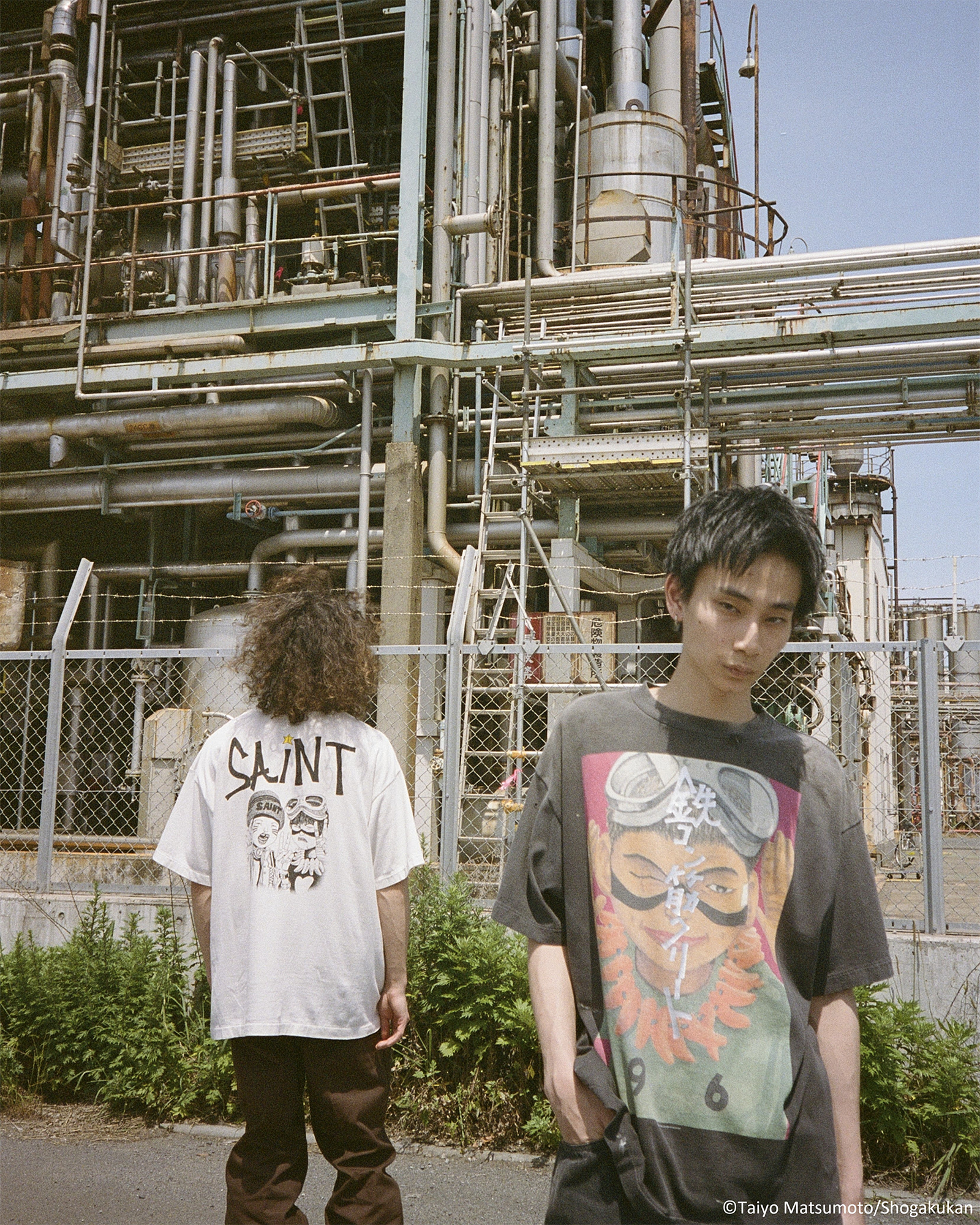 ©SAINT M××××××・セントマイケル - Tシャツ・カットソー 鉄コン筋クリート_SS T-SHIRT/SHIRO / WHITE