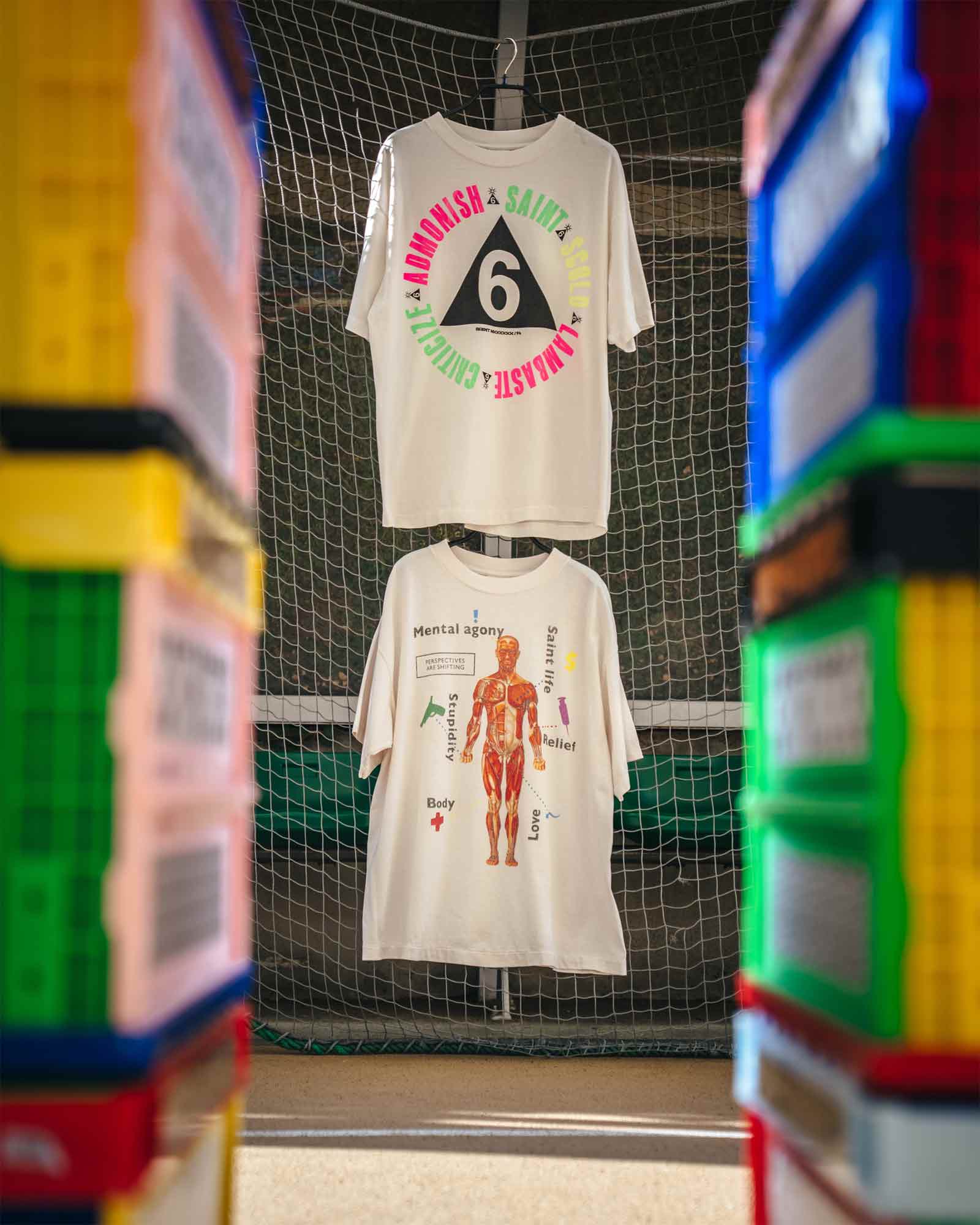 SAINT M×××××× (セントマイケル) SS26 SS T-SHIRT/6/WHITE| Detail