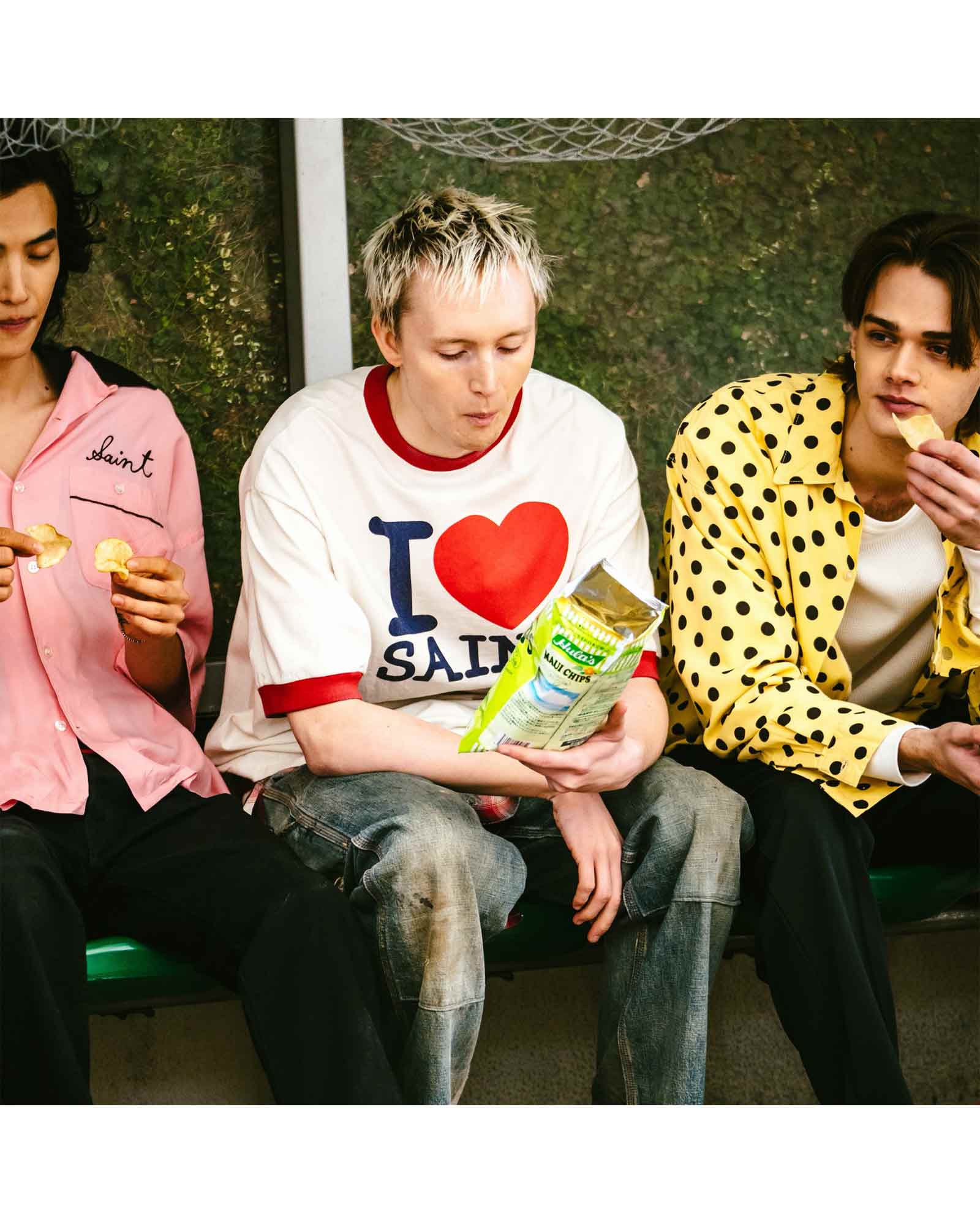 ©SAINT M××××××・セントマイケル - Tシャツ・カットソー SS T-SHIRT/I LOVE SAINT / WHITE