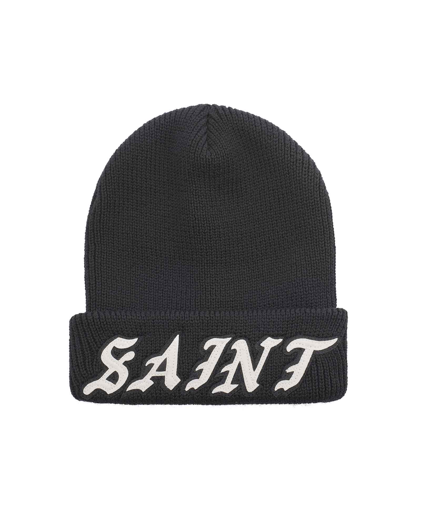 KNIT CAP/SAINT / BLACK