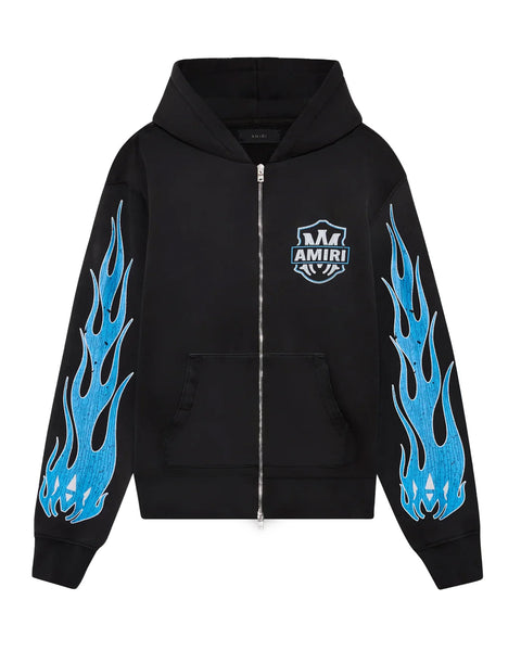 AMIRI (アミリ) SS26 ジップフーディー MA FLAMES ZIP HOODIE | Detail