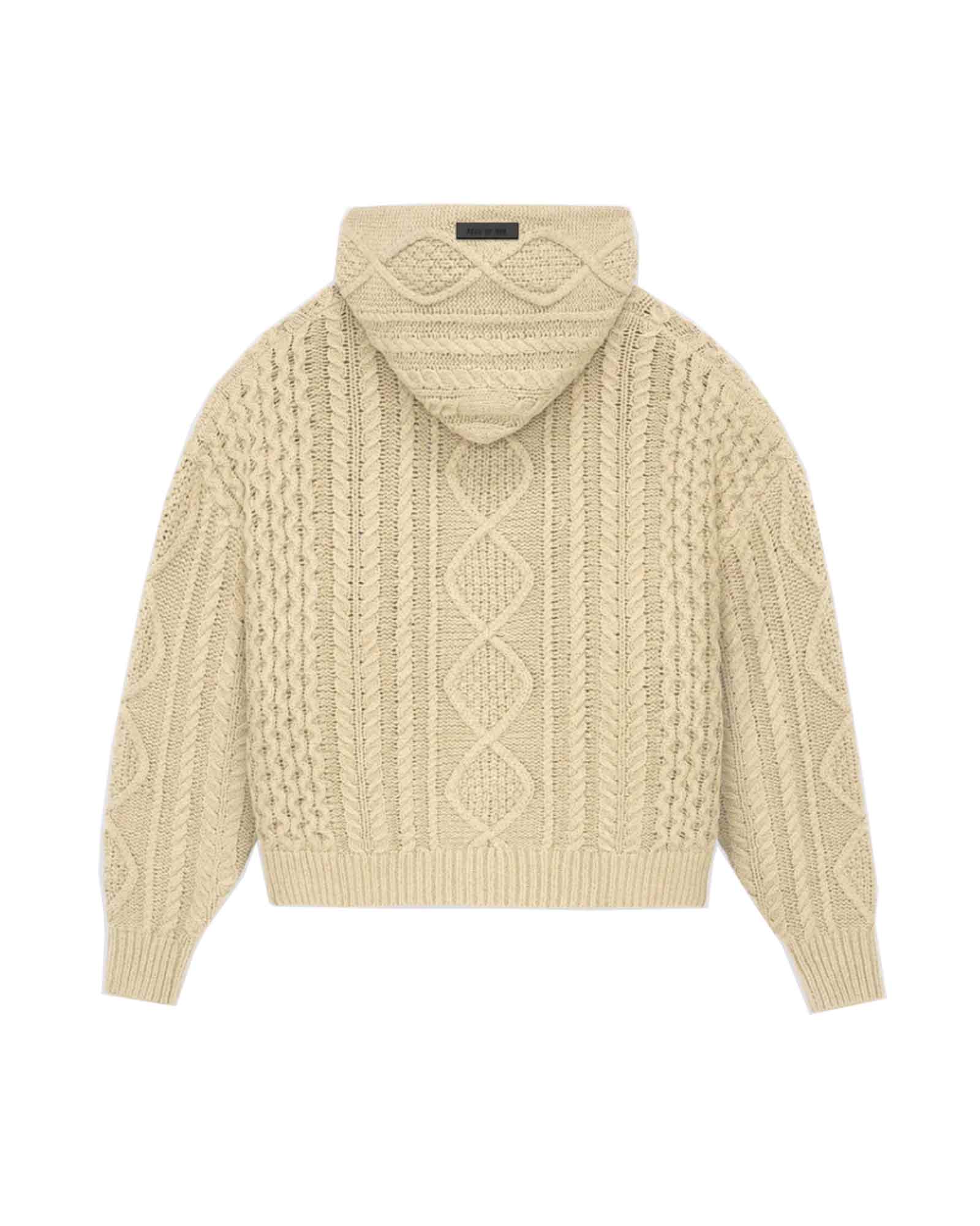 ESSENTIALS・エッセンシャルズ - ニット・セーター CABLE KNIT HOODIE / GOLD HEATHER