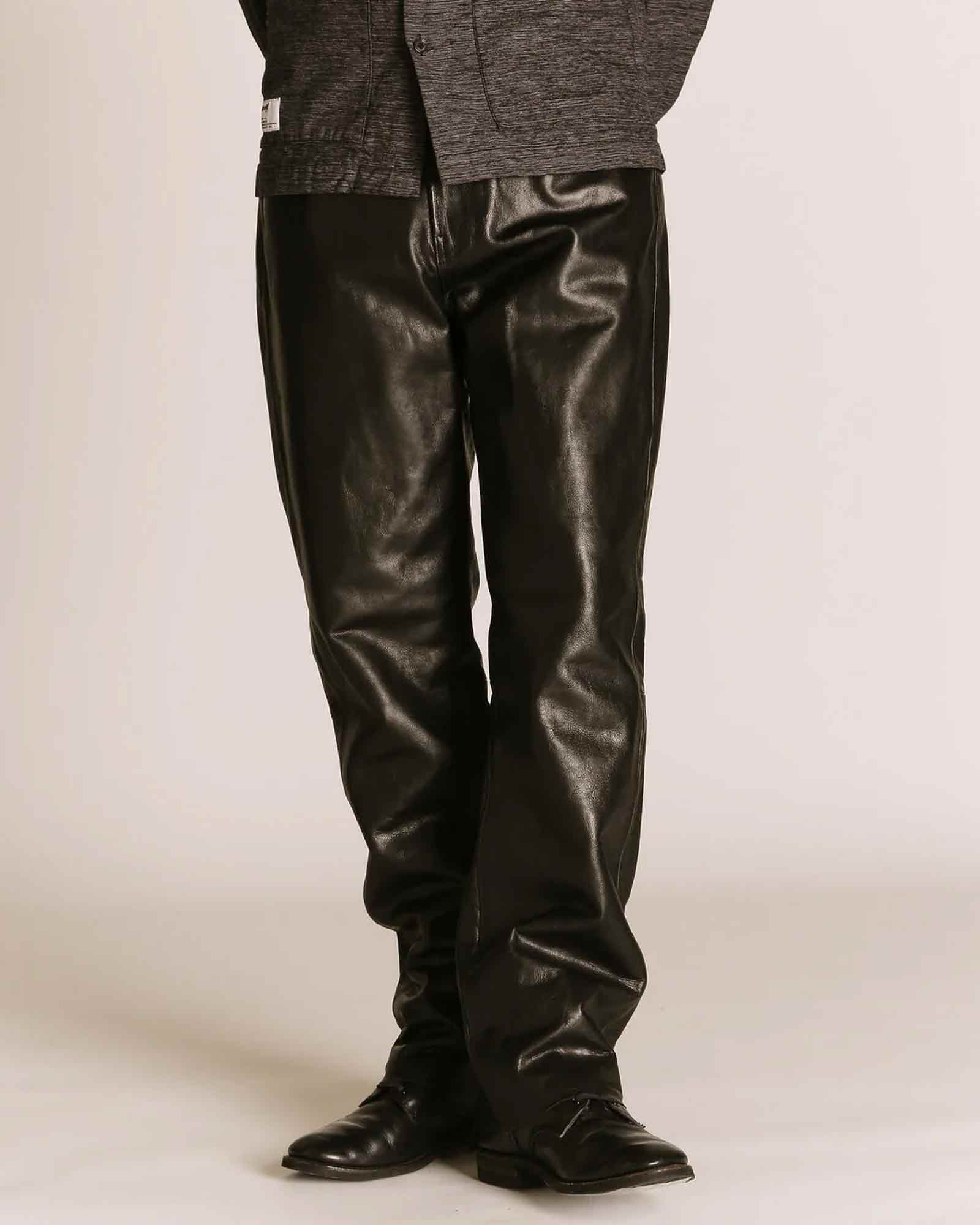 Schott・ショット - その他パンツ LOT.025 LEATHER PANTS / BLACK