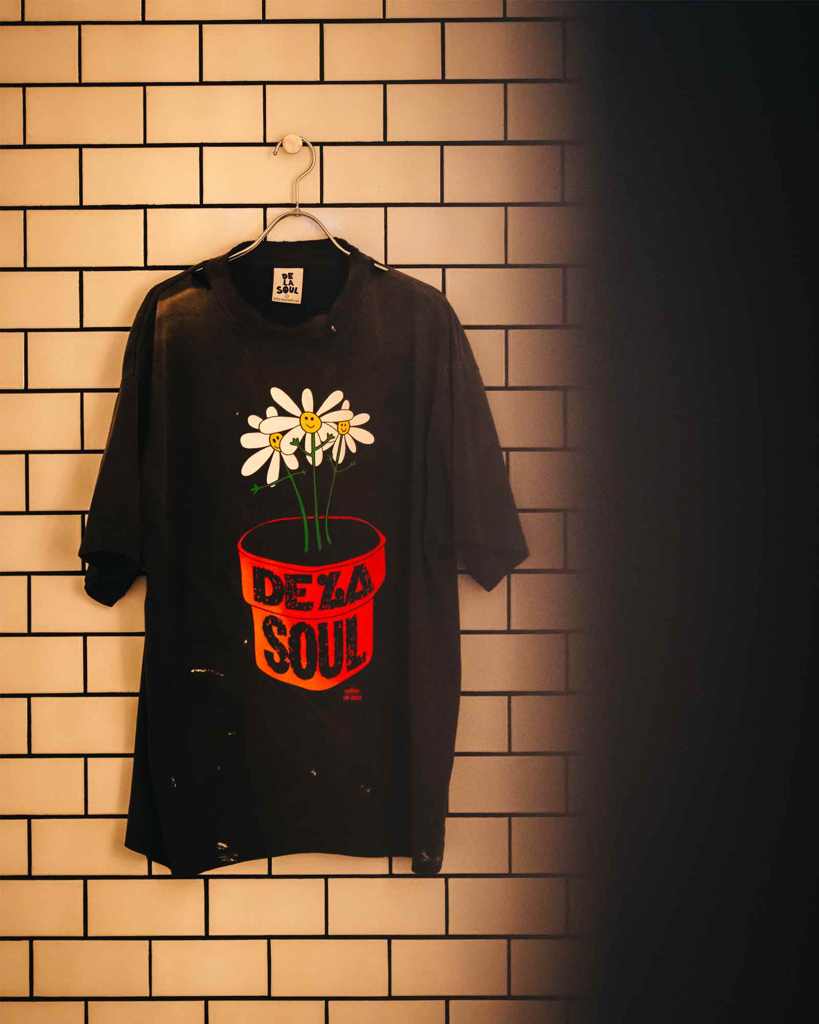 ©SAINT M××××××・セントマイケル - Tシャツ・カットソー DLS_SS TEE/DE LA SOUL / BLACK