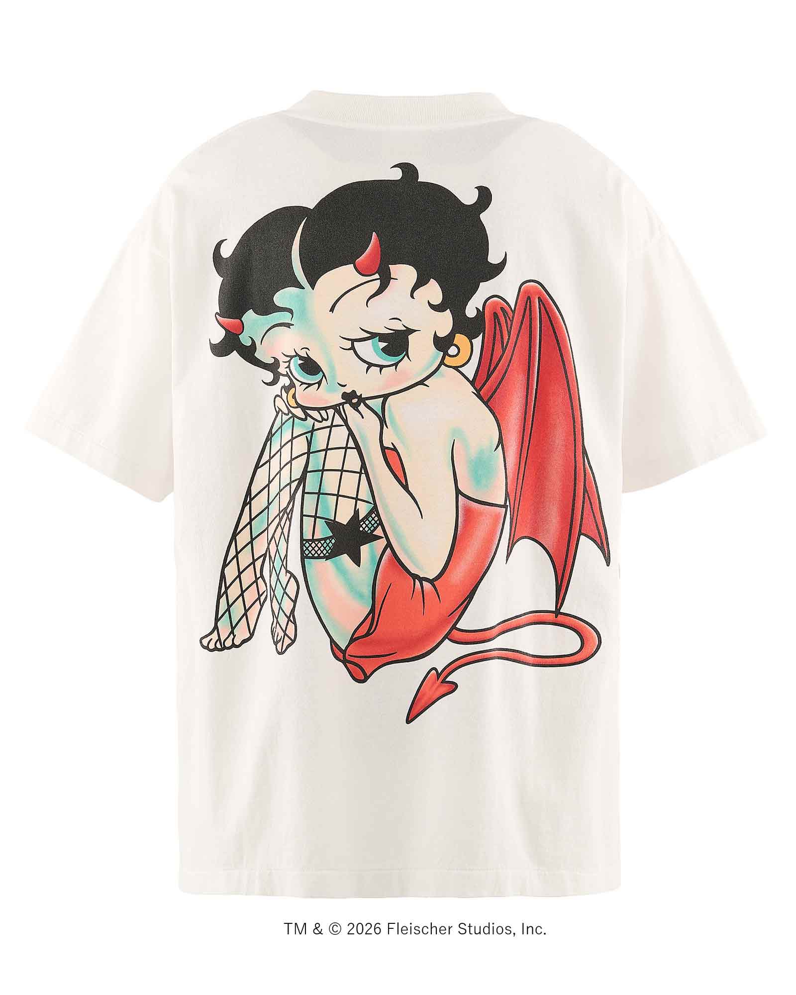 ©SAINT M××××××・セントマイケル - Tシャツ・カットソー BTY_SS T-SHIRT/DEVIL / WHITE