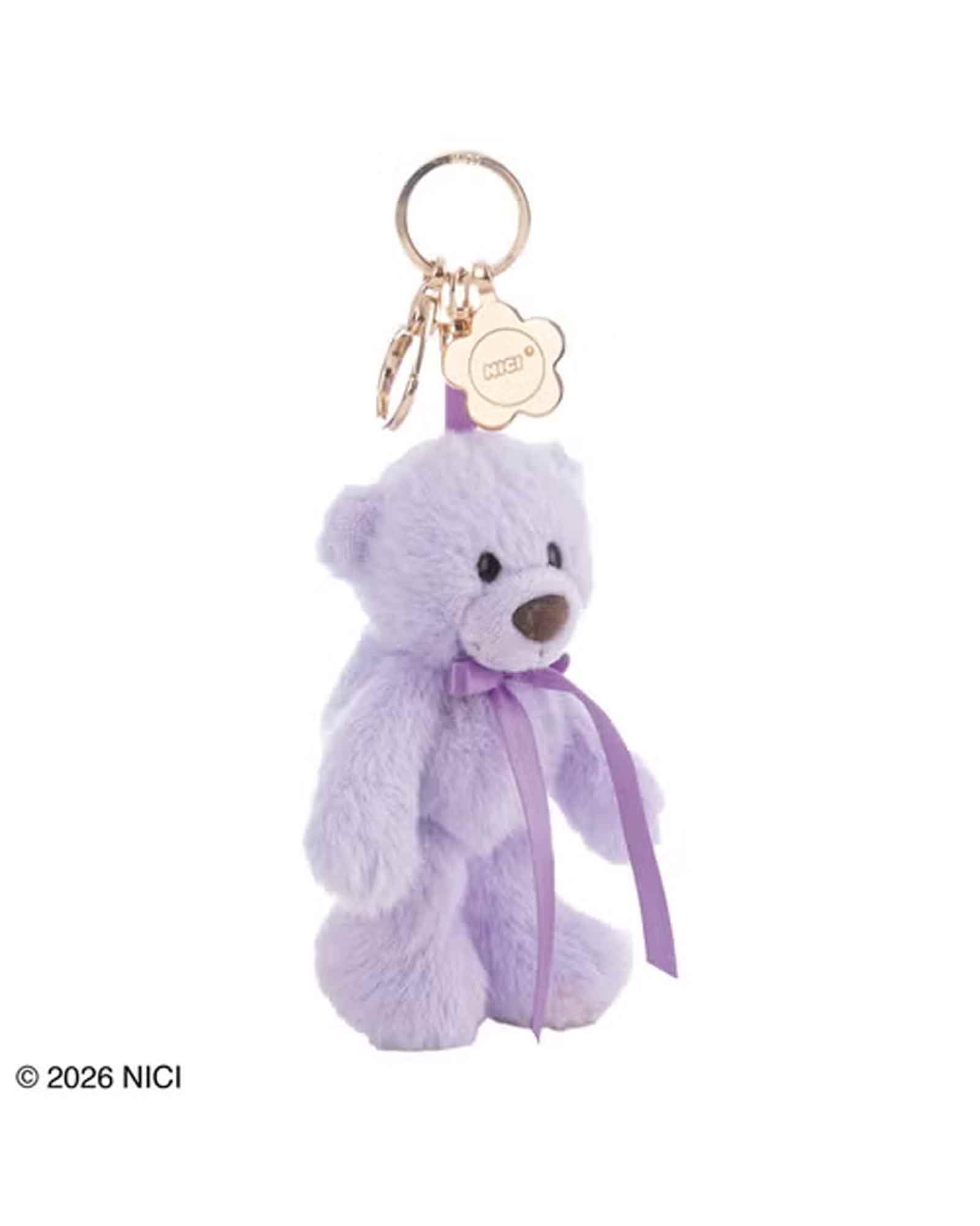 NICI・ニキ - グッズ BB ベアフレンズ 26 ベアライラック 13cm ヘッダーカード / MULTI