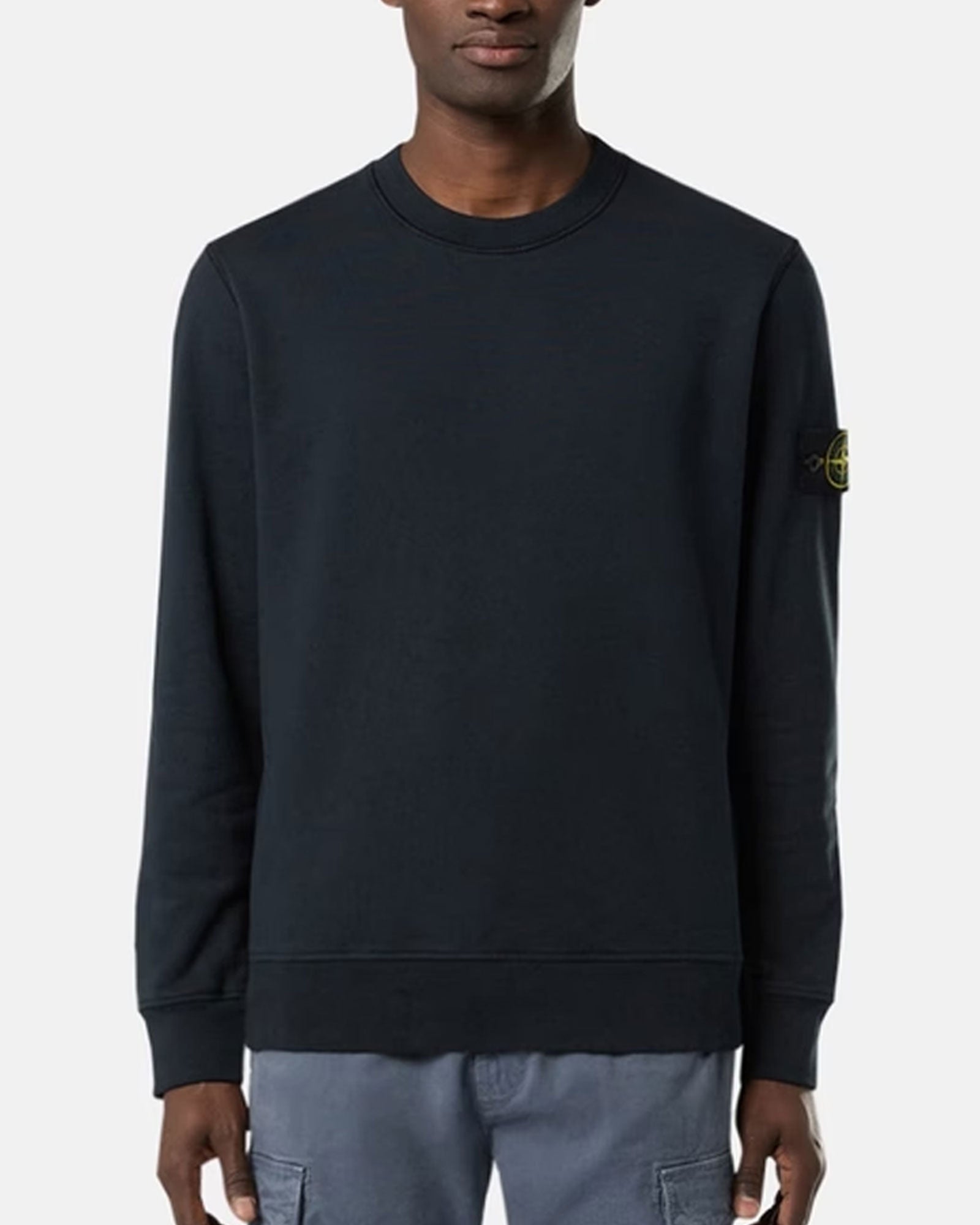 ORGANIC COTTON FLEECE SWEAT SHIRT 6100060  / BLACK